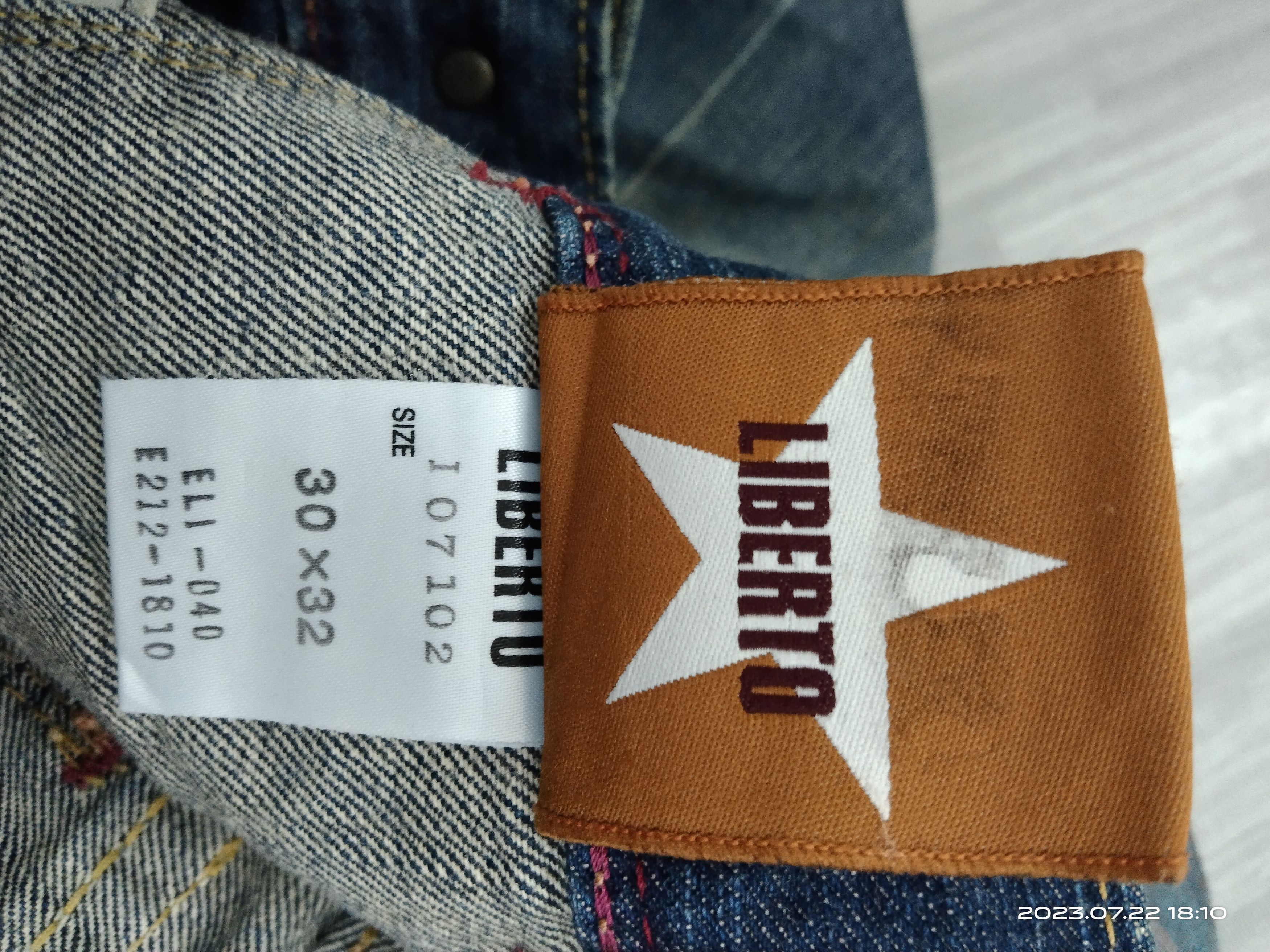 Japanese Brand FLARE SICK STUDDED LIBERTO DENIM PANTS Size US 31 - 10 Thumbnail