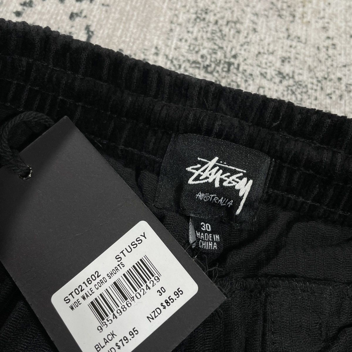 Stussy STUSSY “ WIDE WALE “ SHORTS BLACK 30 Size US 30 / EU 46 - 5 Thumbnail