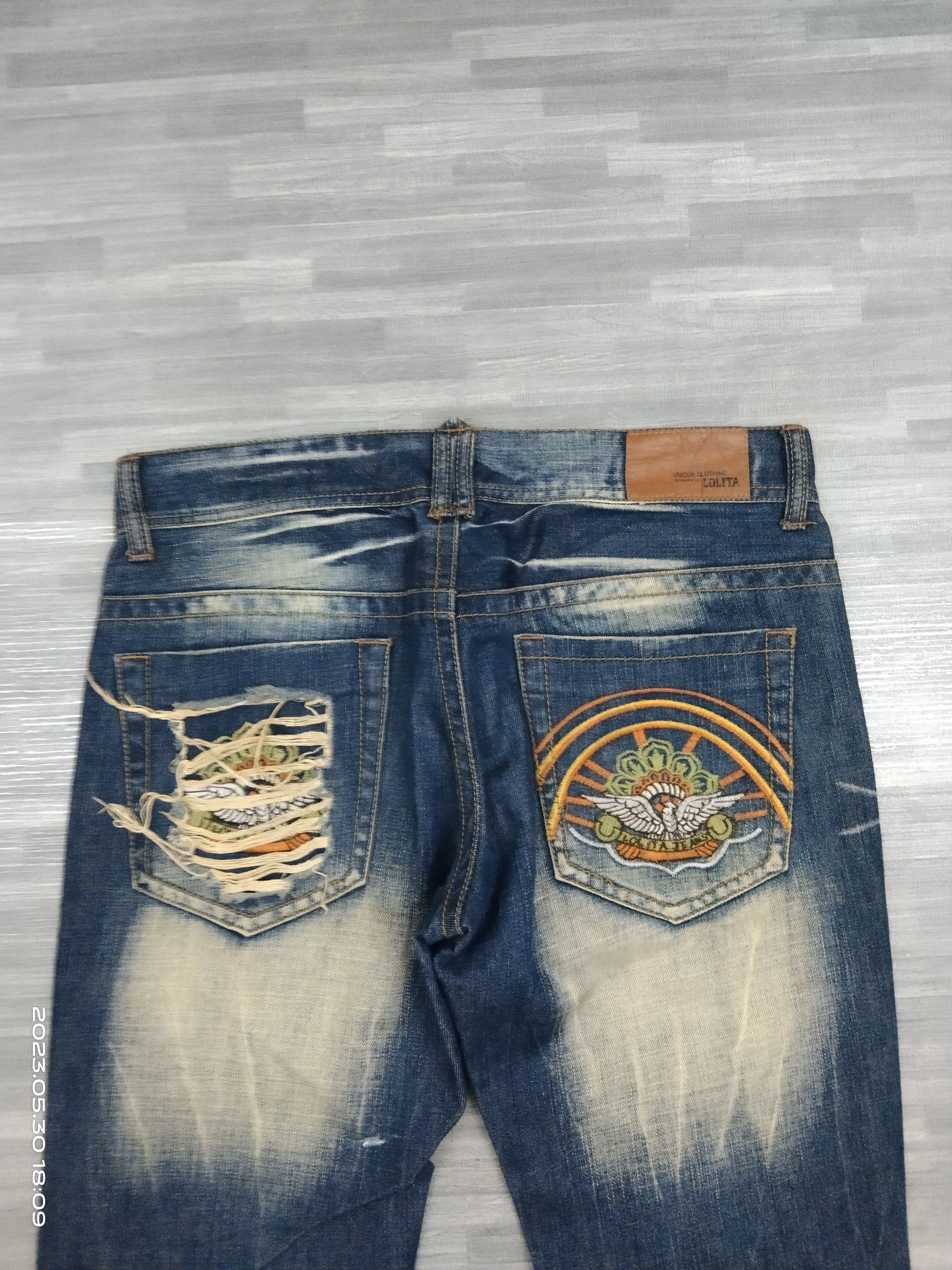 Japanese Brand SICK RUSTY LOLITA DENIM PANTS Size US 31 - 5 Thumbnail