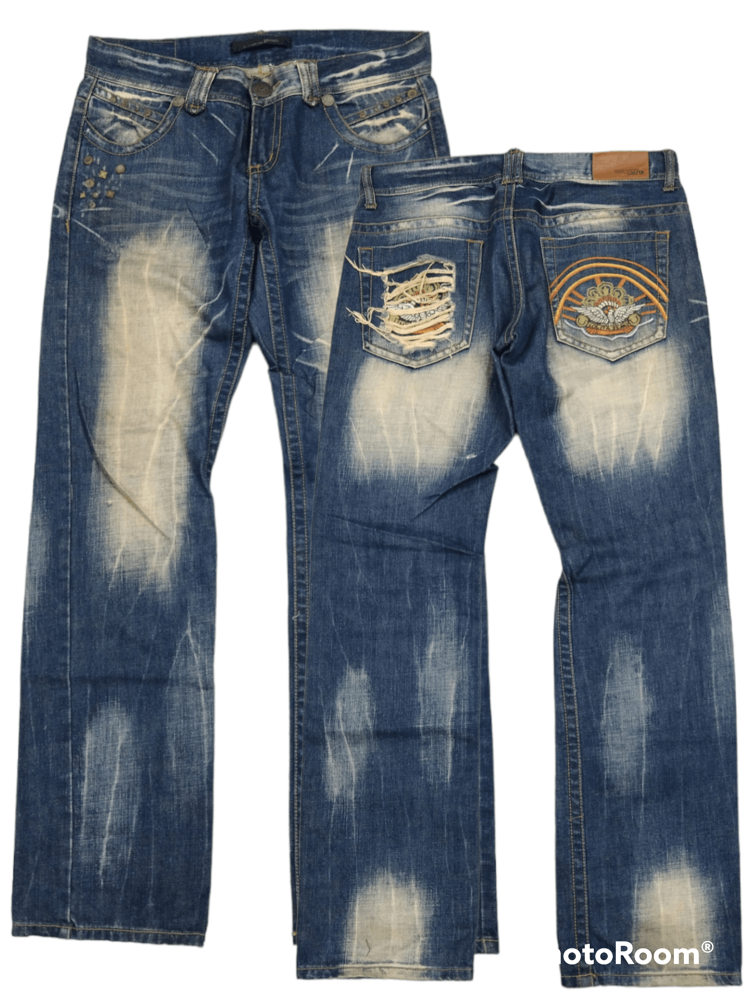 Japanese Brand SICK RUSTY LOLITA DENIM PANTS Size US 31 - 1 Thumbnail
