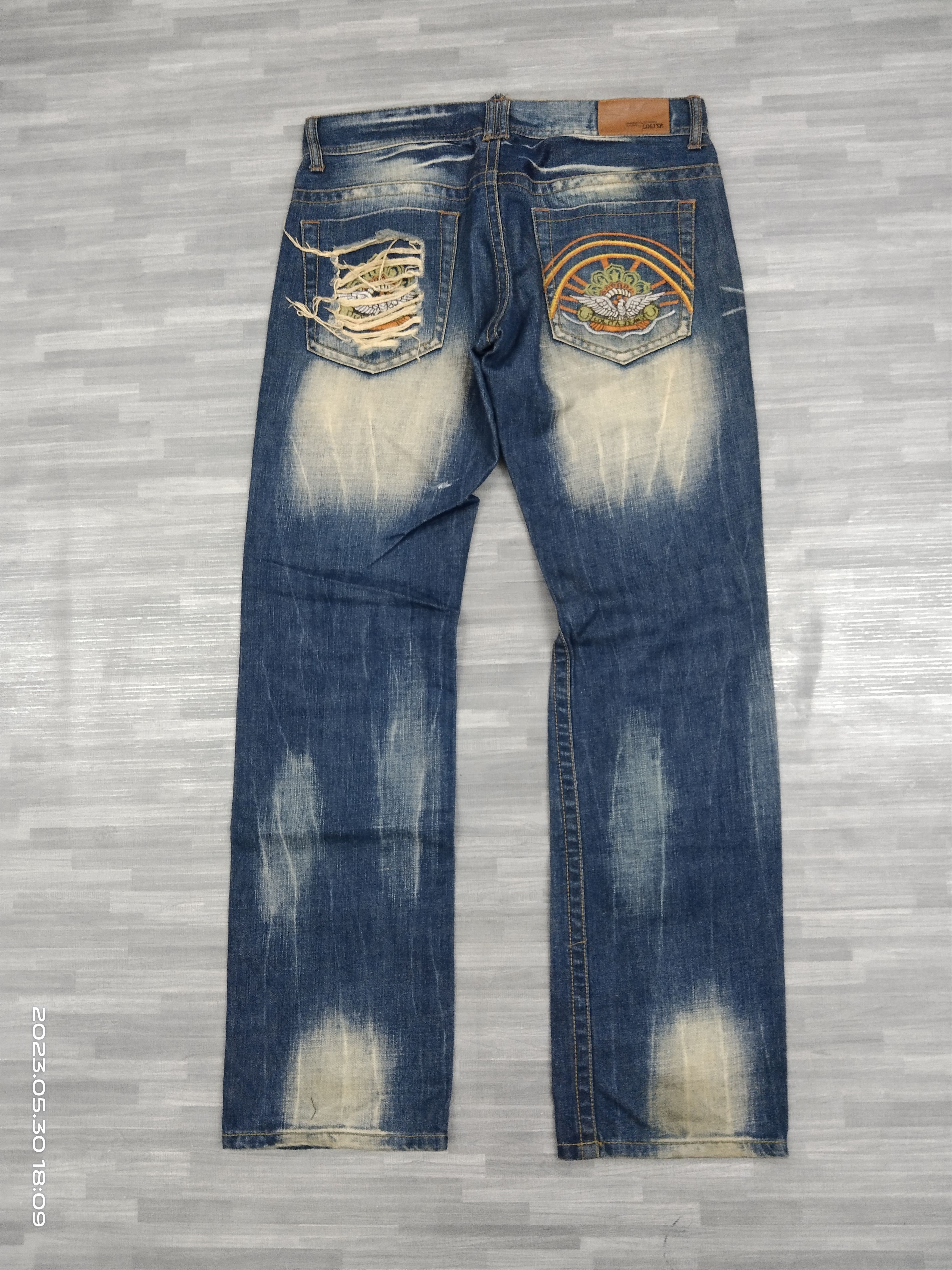 Japanese Brand SICK RUSTY LOLITA DENIM PANTS Size US 31 - 3 Thumbnail