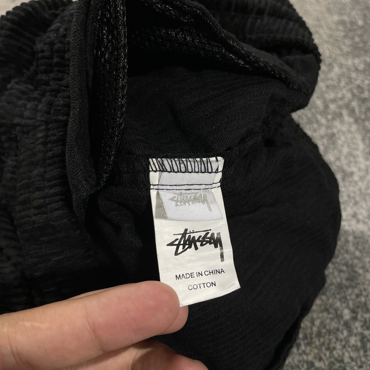 Stussy WIDE WALE STUSSY CORD BLACK - 32” Size US 32 / EU 48 - 5 Thumbnail
