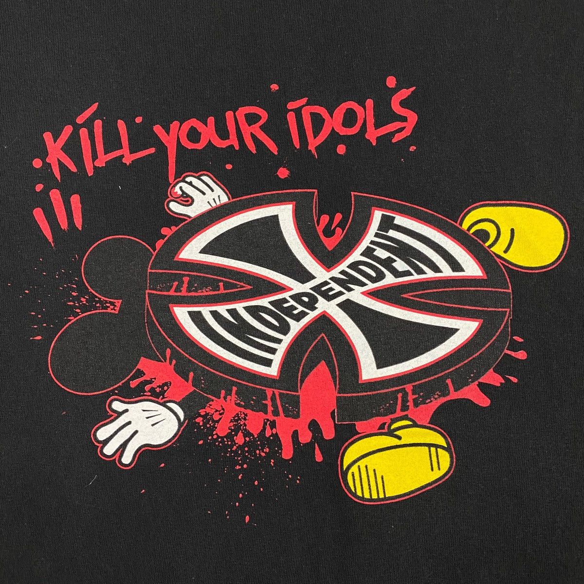 Independent Truck Co. Vintage 00's INDEPENDENT KILL YOUR IDOLS Skate Tee Size US S / EU 44-46 / 1 - 3 Thumbnail