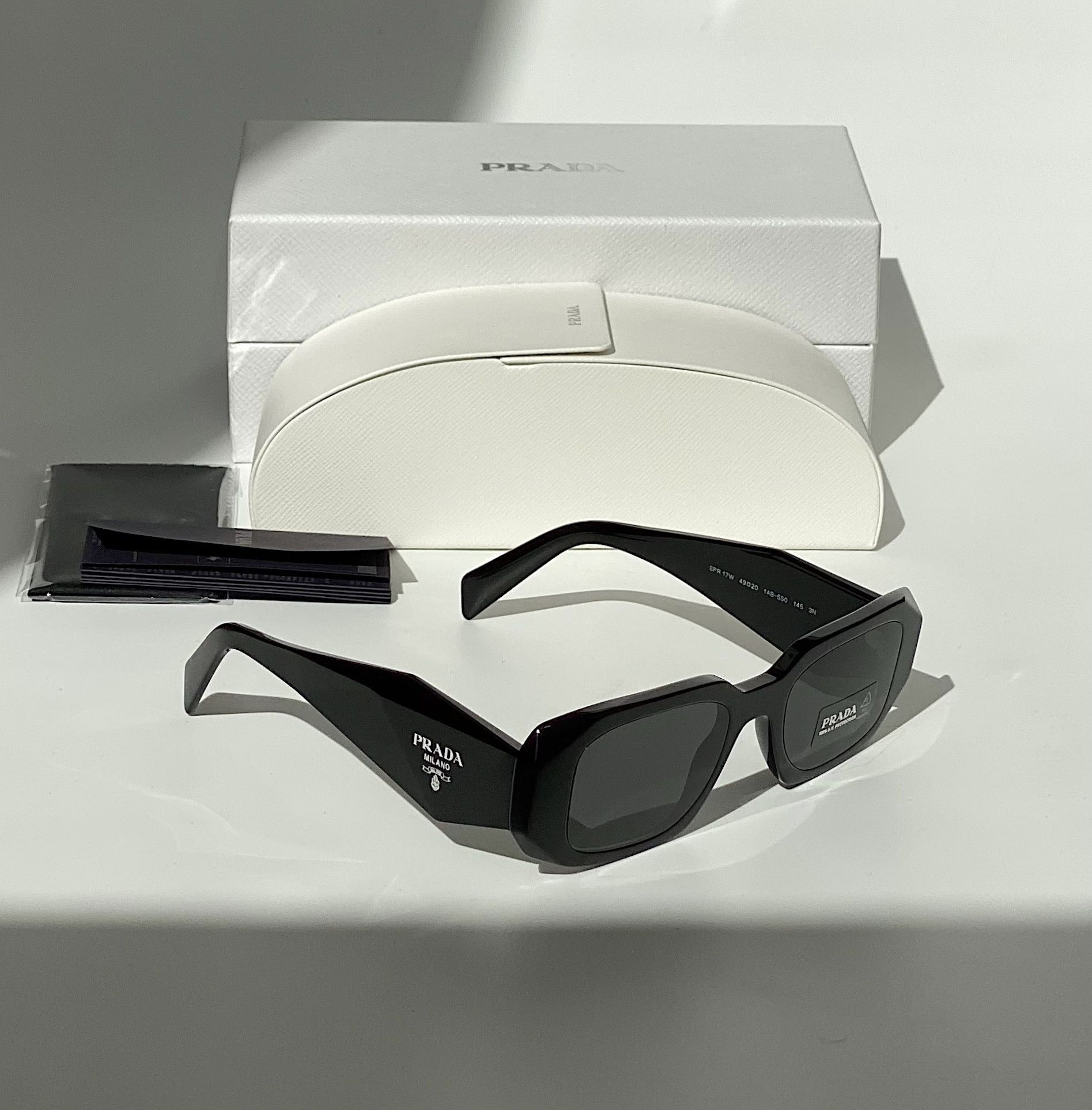 Raf Simons *NEW*PRADA 2023 Symbole Sunglasses SPR17W rapper Travis asap ...