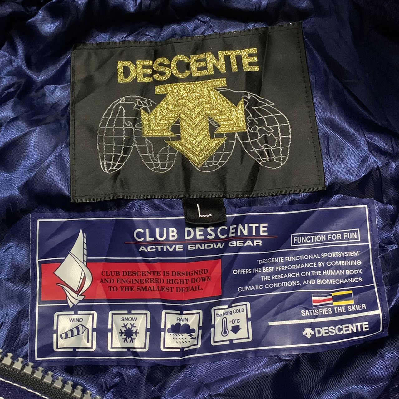 Descente Descente active snow gear jacket made in Japan Size US L / EU 52-54 / 3 - 10 Thumbnail