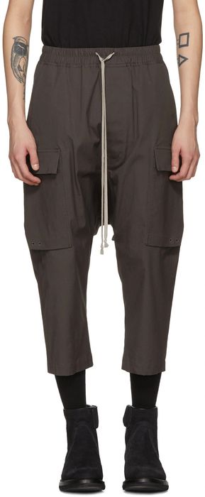 Rick Owens Drawstring Cropped Cargo Pants | Grailed