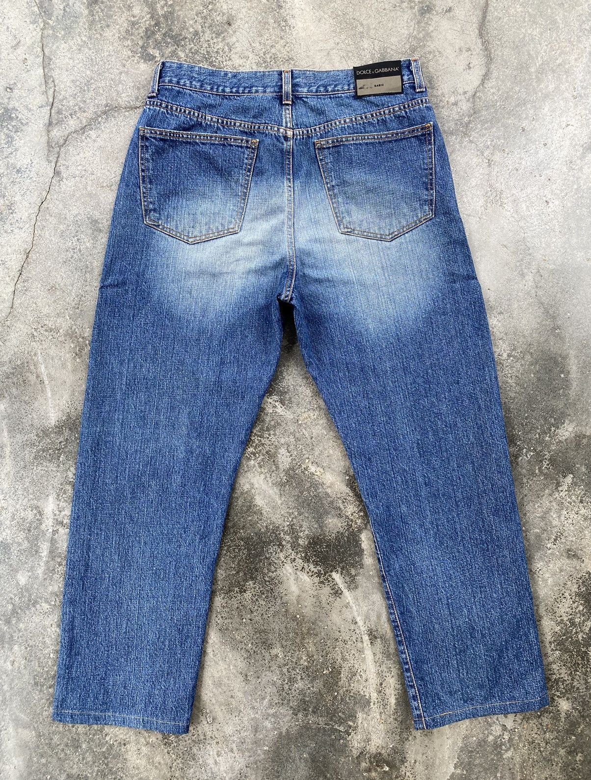 Dolce & Gabbana Vintage Dolce Gabbana Faded Denim Pants Size US 33 - 2 Thumbnail