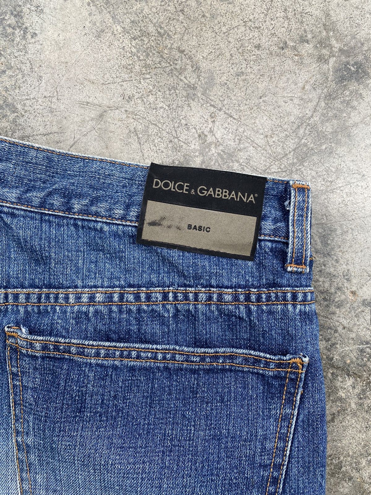 Dolce & Gabbana Vintage Dolce Gabbana Faded Denim Pants Size US 33 - 7 Thumbnail