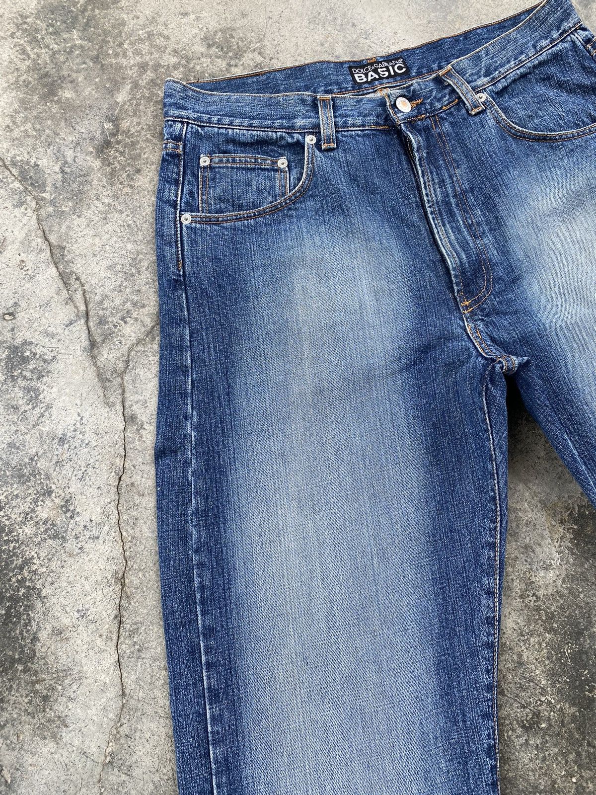 Dolce & Gabbana Vintage Dolce Gabbana Faded Denim Pants Size US 33 - 4 Thumbnail