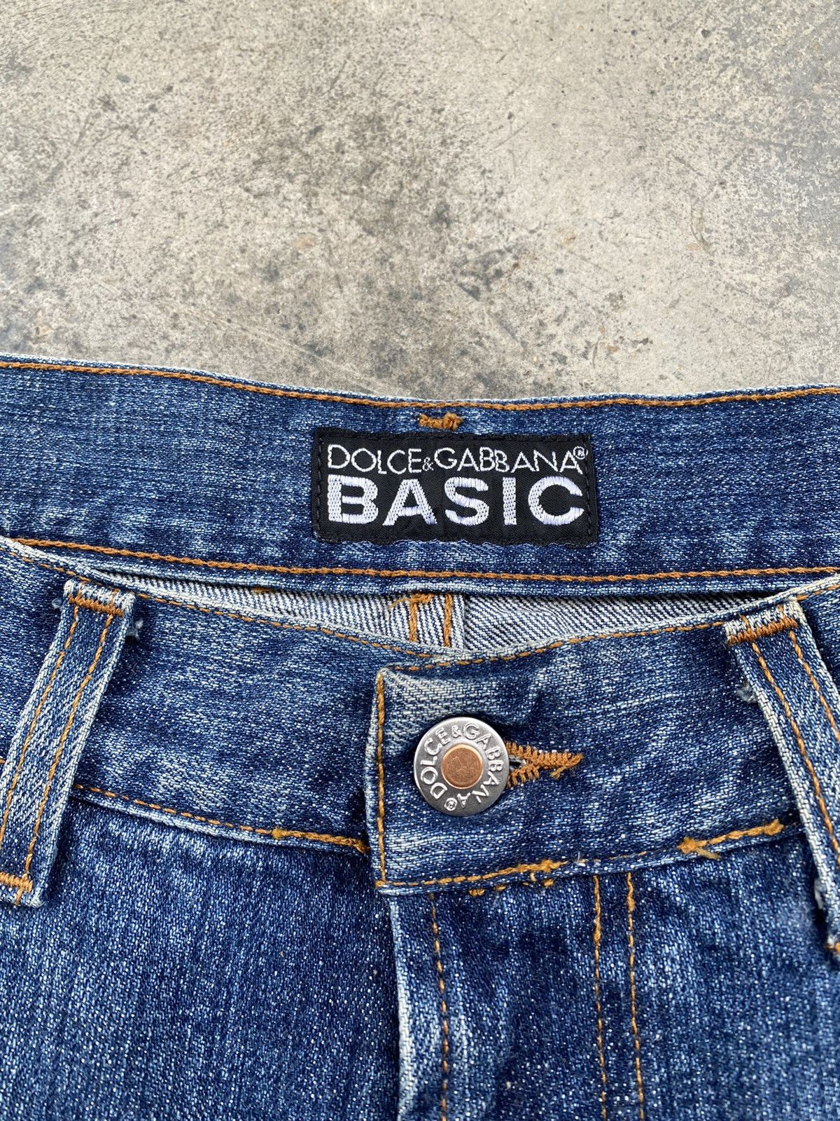Dolce & Gabbana Vintage Dolce Gabbana Faded Denim Pants Size US 33 - 5 Thumbnail