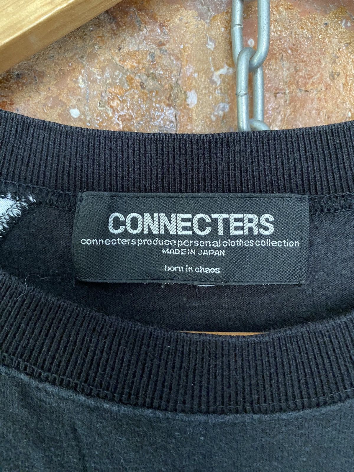 Japanese Brand Vtg Connecters BORN IN CHAOS Black Flag Raf simons logo Size US M / EU 48-50 / 2 - 6 Thumbnail