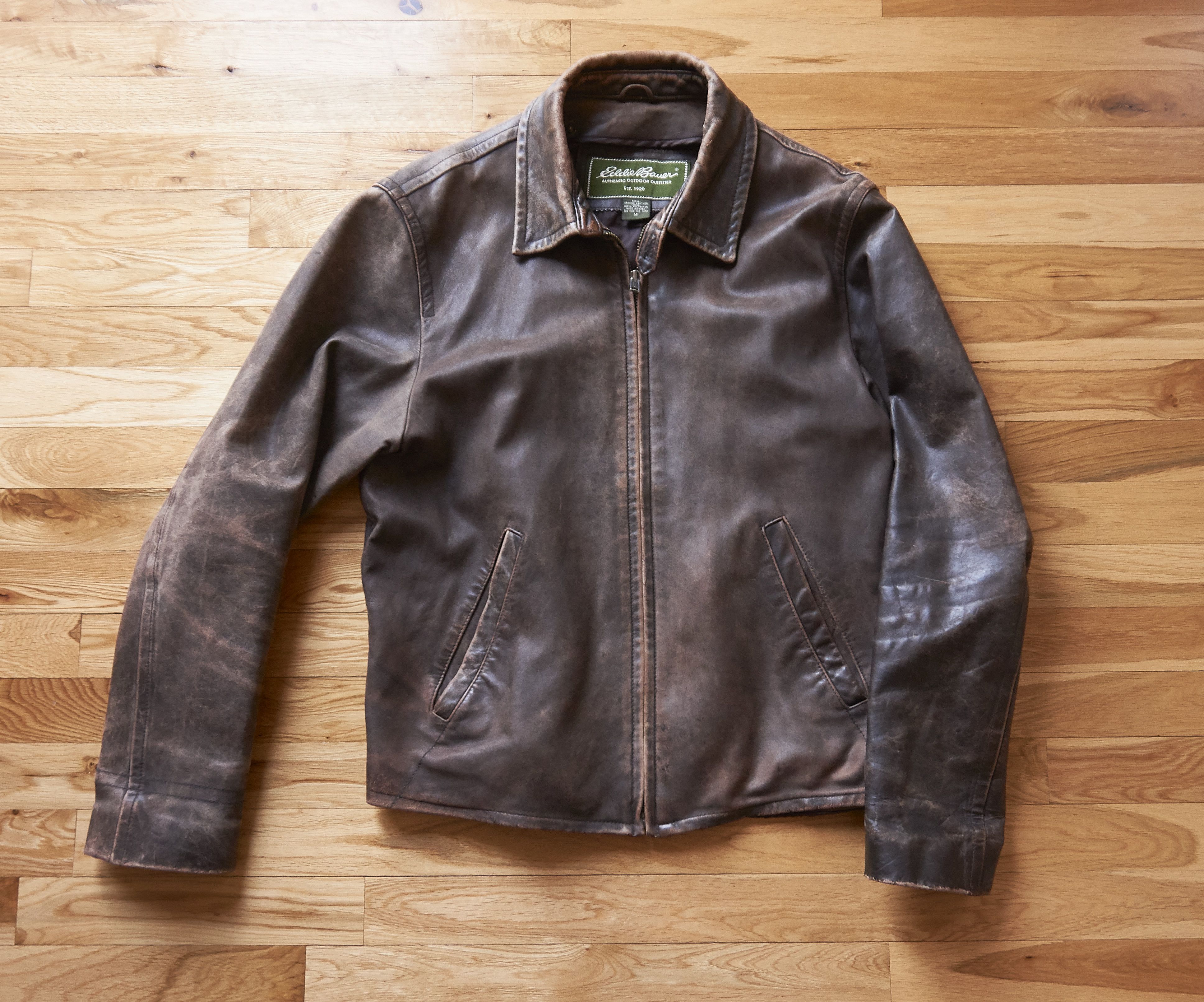 Eddie Bauer Eddie Bauer '90s Vintage Genuine Leather Jacket | Grailed