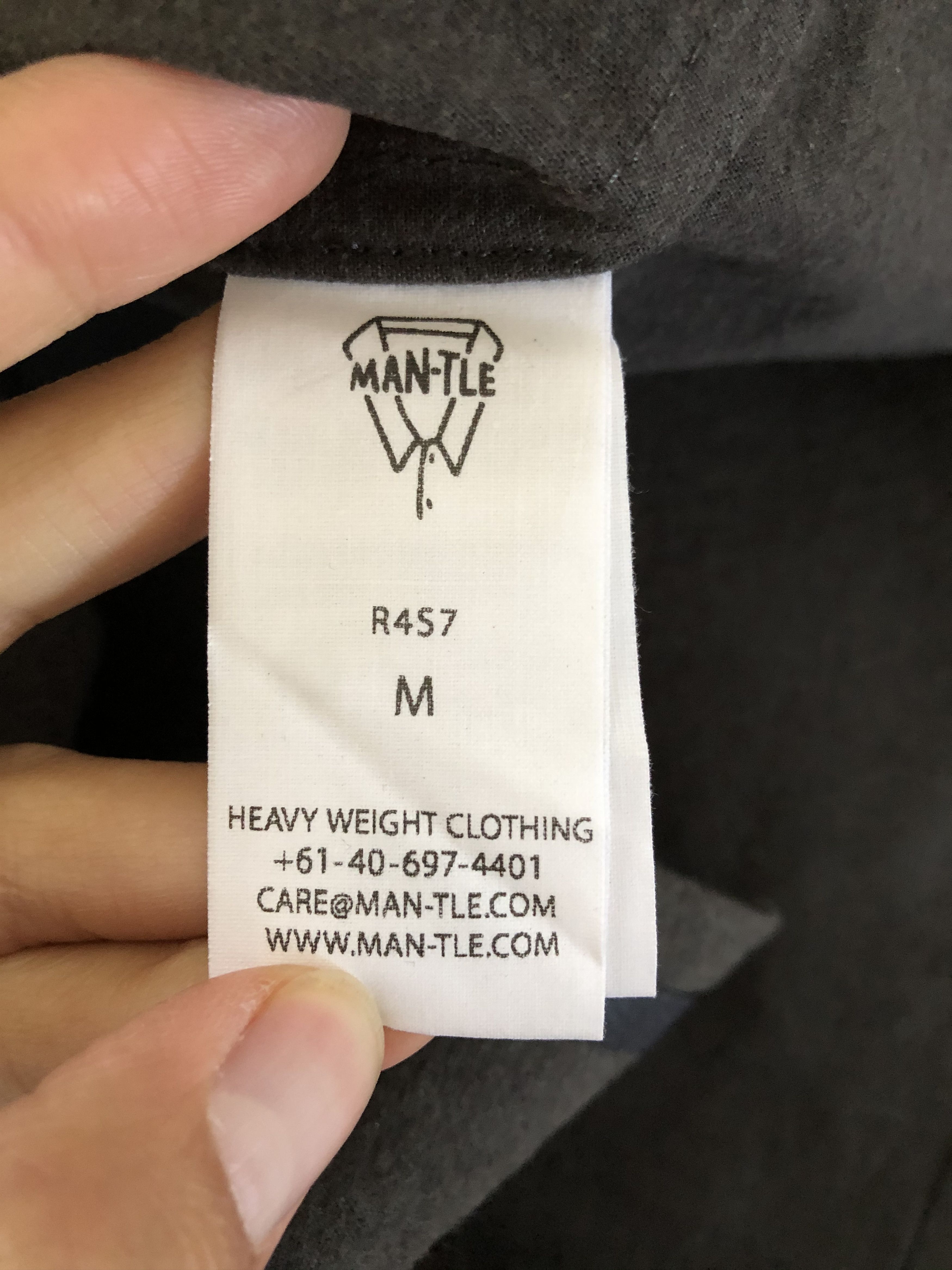 MAN-TLE R4S7 - Lichen (Enzyme Bio Wash) Size US M / EU 48-50 / 2 - 11 Thumbnail