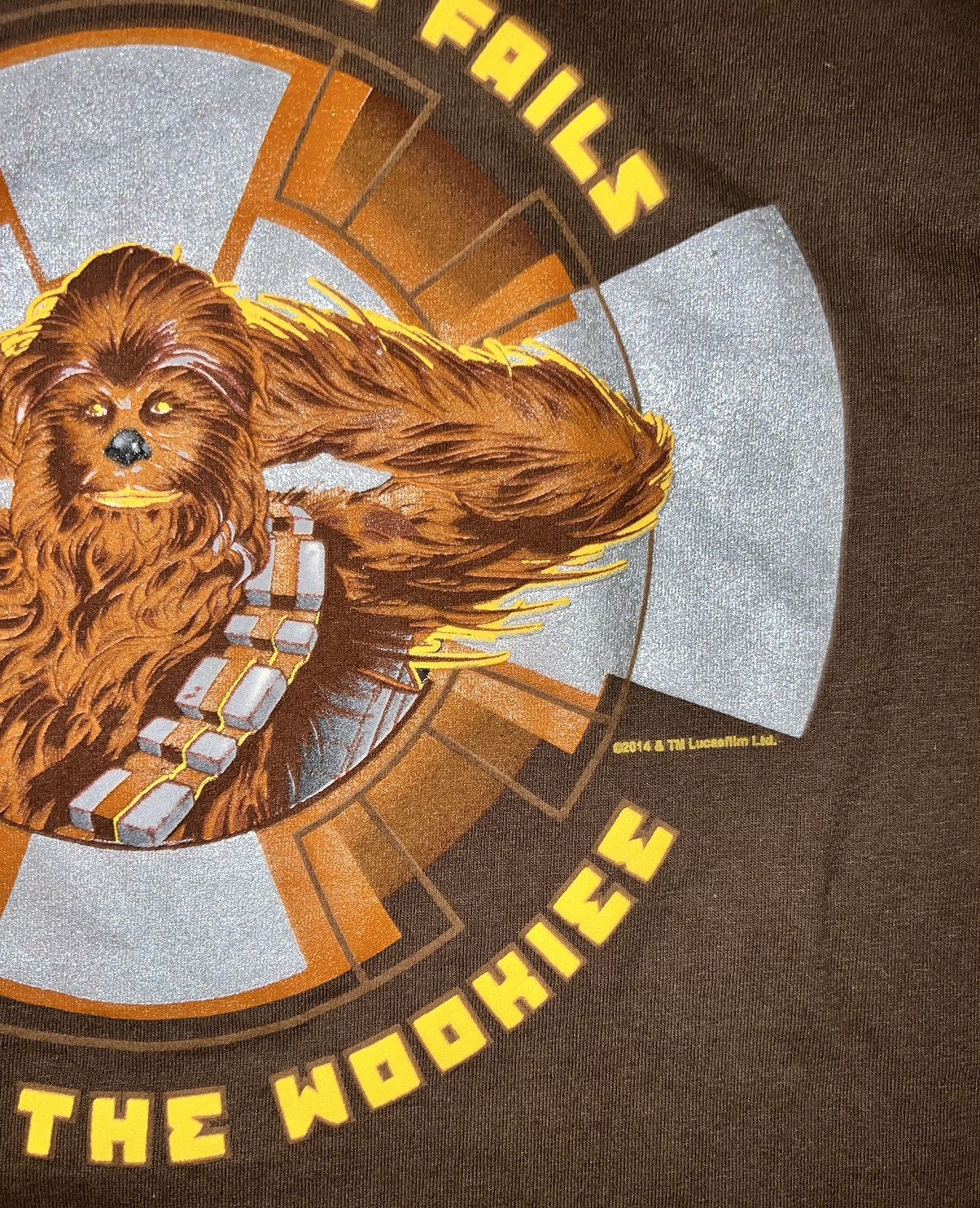 Star Wars × Vintage Vintage Star Wars Chewbacca T-shirt Size US L / EU 52-54 / 3 - 3 Thumbnail