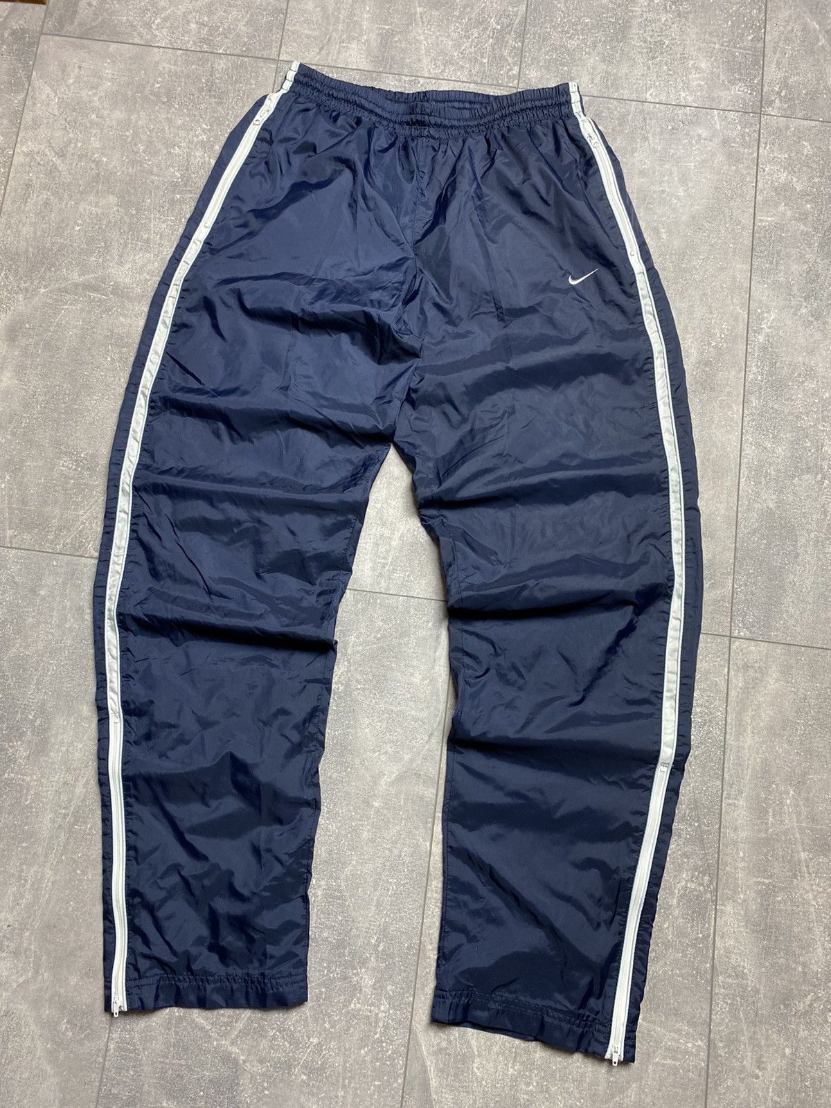 Nike Vintage Y2K Nike Nylon Drill Track Pants | Grailed