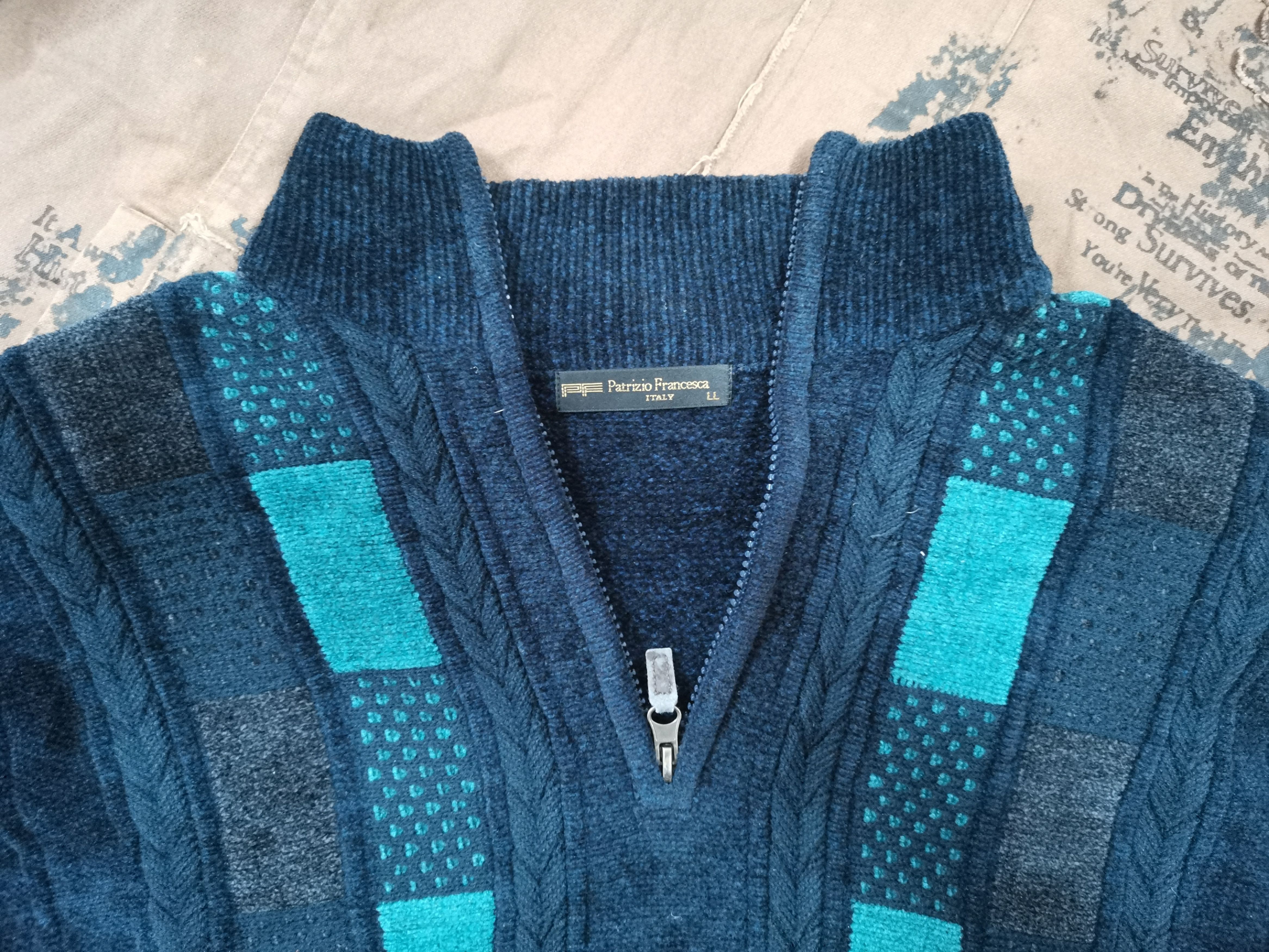Other PATRIZIO FRANCESCA QUARTER ZIP KNITWEAR SWEATSHIRT Size US XL / EU 56 / 4 - 3 Thumbnail