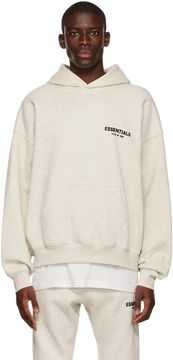 Fear Of God Essentials Essentials Hoodie Light Oatmeal | Grailed