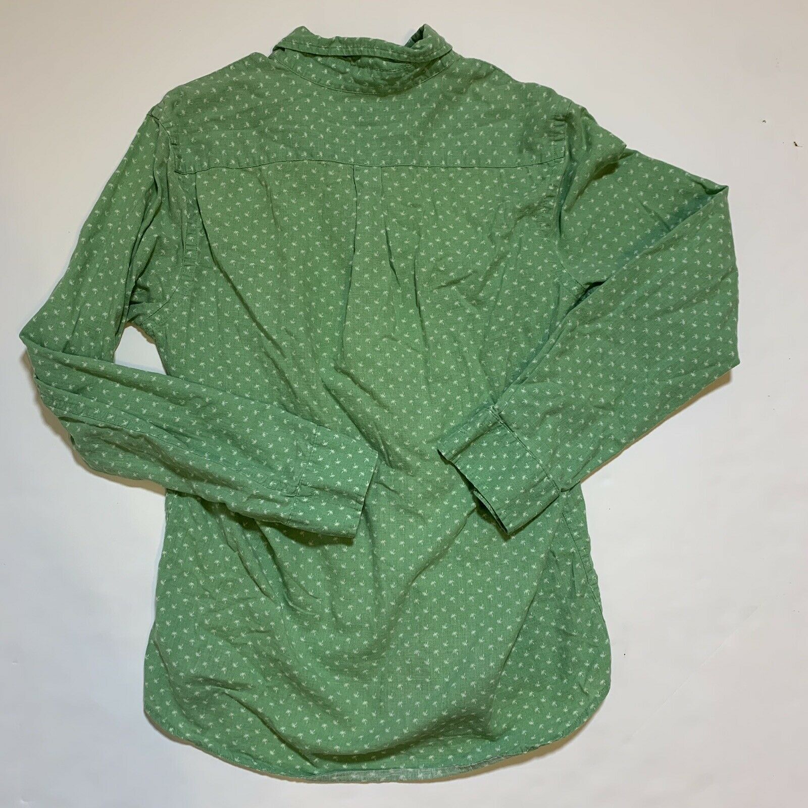 Gap Gap Button-Down Men's Green Classic Fit Palm Trees Shirt Size US XS / EU 42 / 0 - 5 Thumbnail