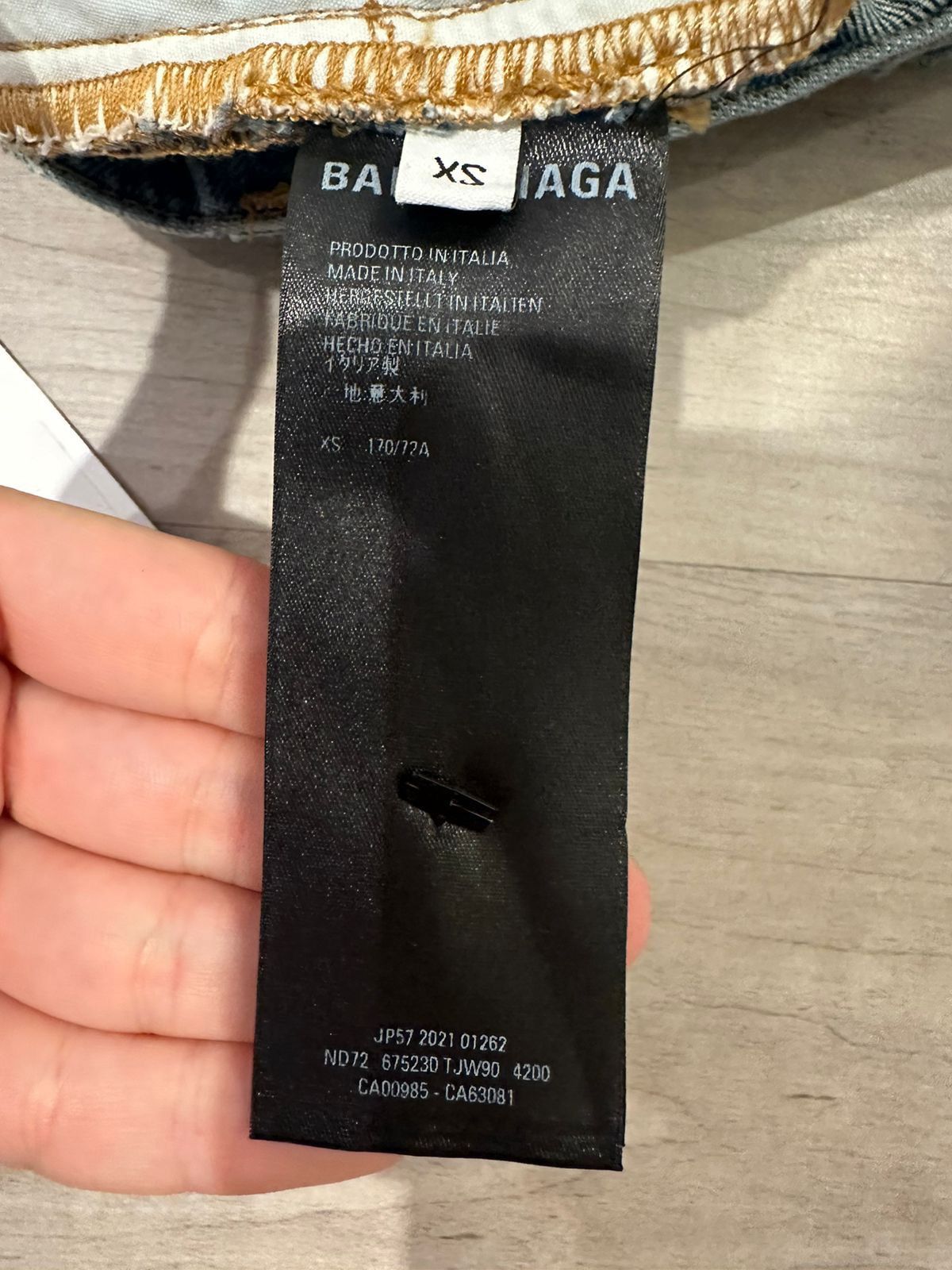 Balenciaga Balenciaga Large Fit Script Denim Pants Size US 30 / EU 46 - 7 Thumbnail