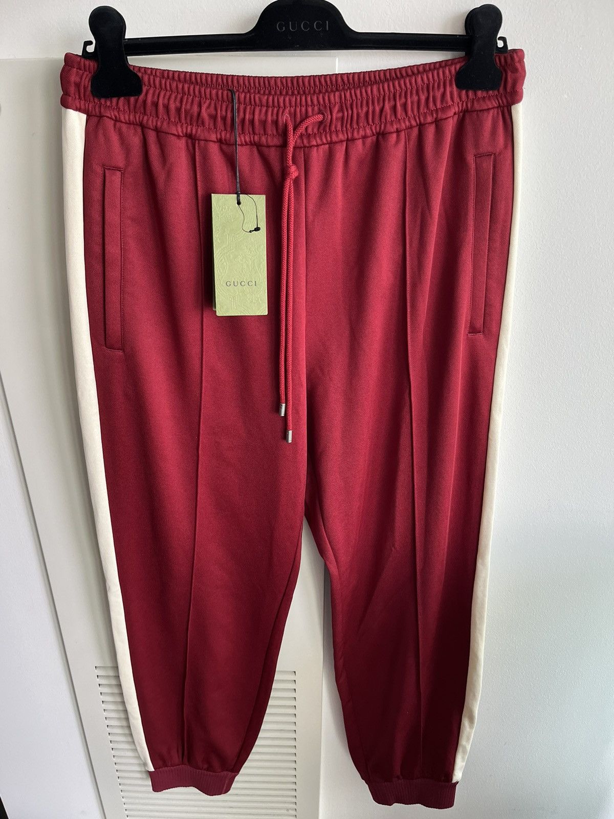 Gucci Limited Edition Super Runway Gucci Logo Track Sweatpant Size US 34 / EU 50 - 16 Thumbnail
