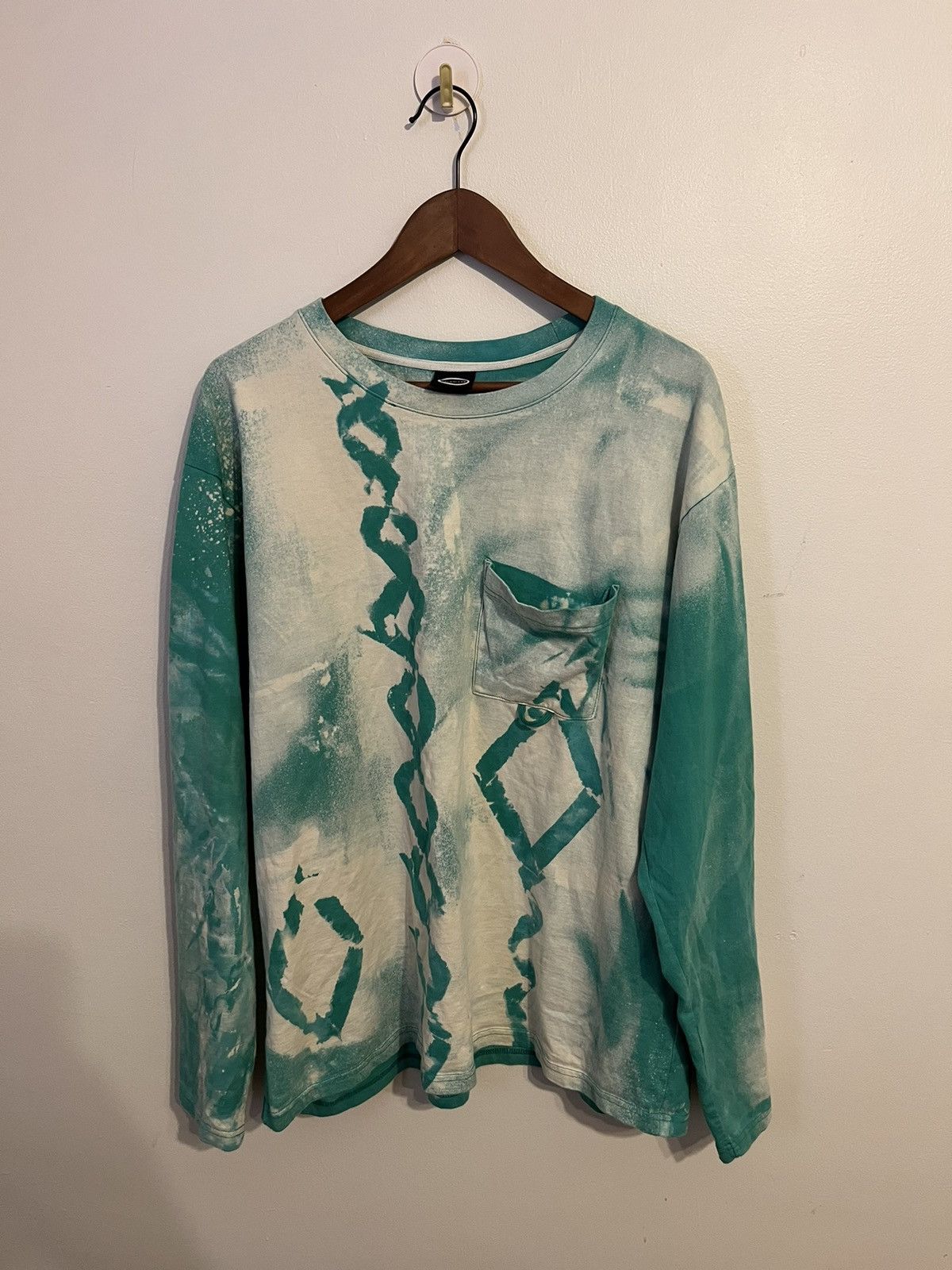 Japanese Brand Kruchi Lab Teal Tue Dye Long sleeve SOLD OUT size 1 Size US L / EU 52-54 / 3 - 8 Thumbnail