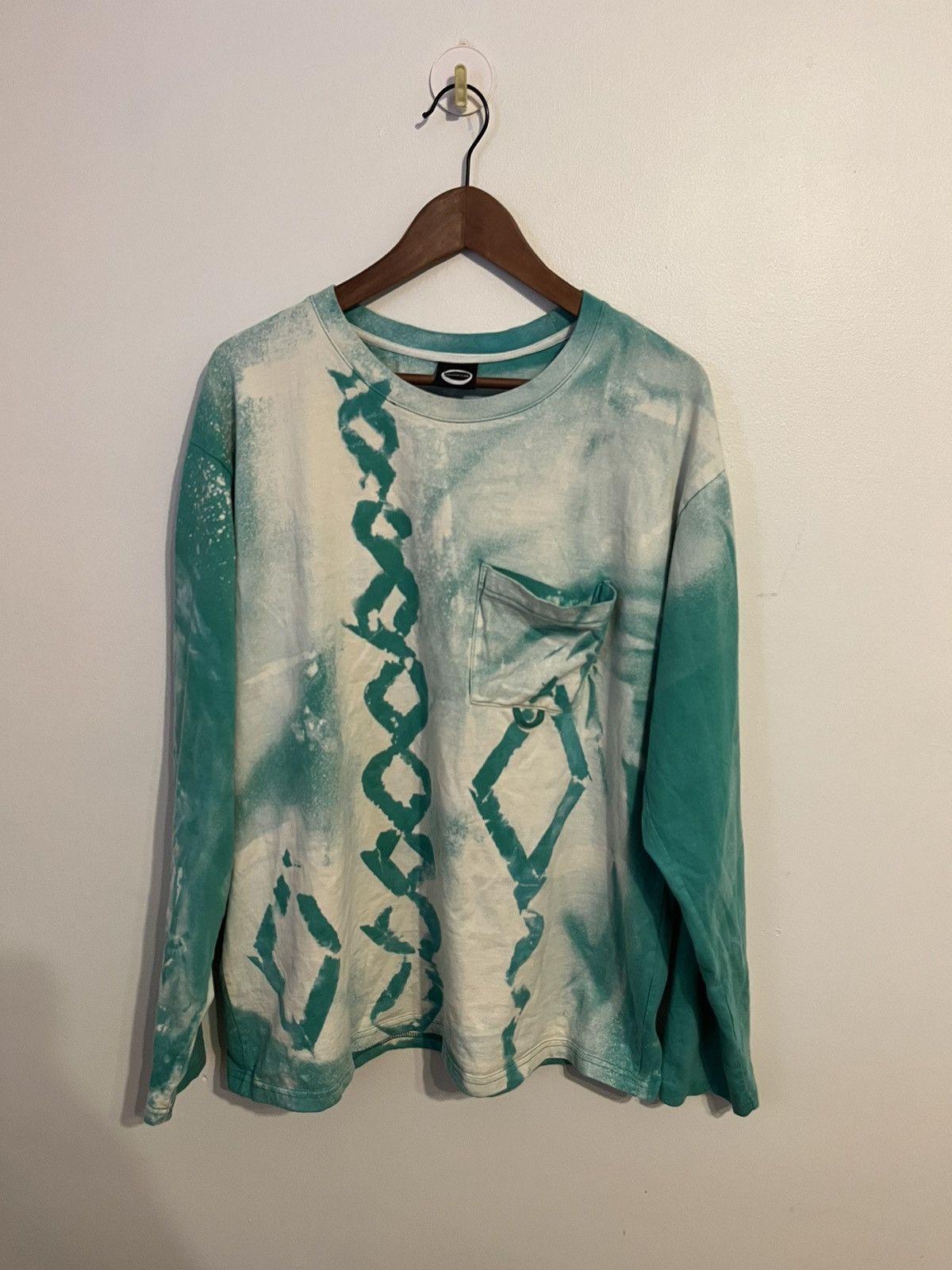 Japanese Brand Kruchi Lab Teal Tue Dye Long sleeve SOLD OUT size 1 Size US L / EU 52-54 / 3 - 1 Thumbnail
