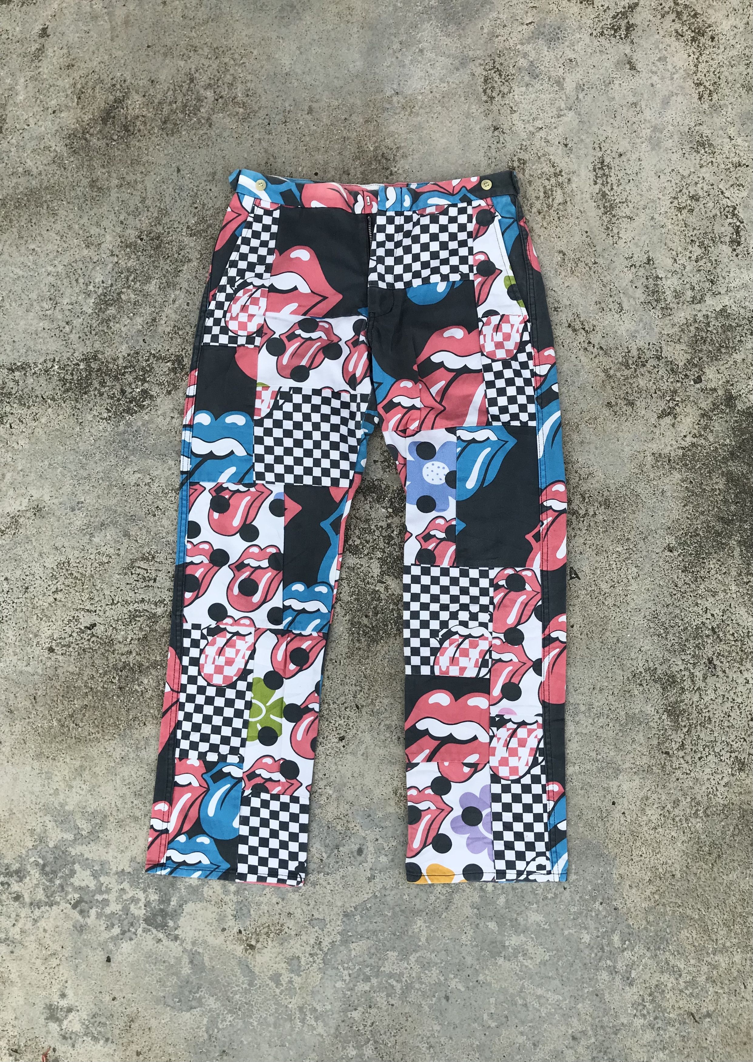 Comme des Garcons Homme Plus Comme des Garcons Homme Plus AD2005 Rolling Stones Pants Size US 30 / EU 46 - 1 Thumbnail