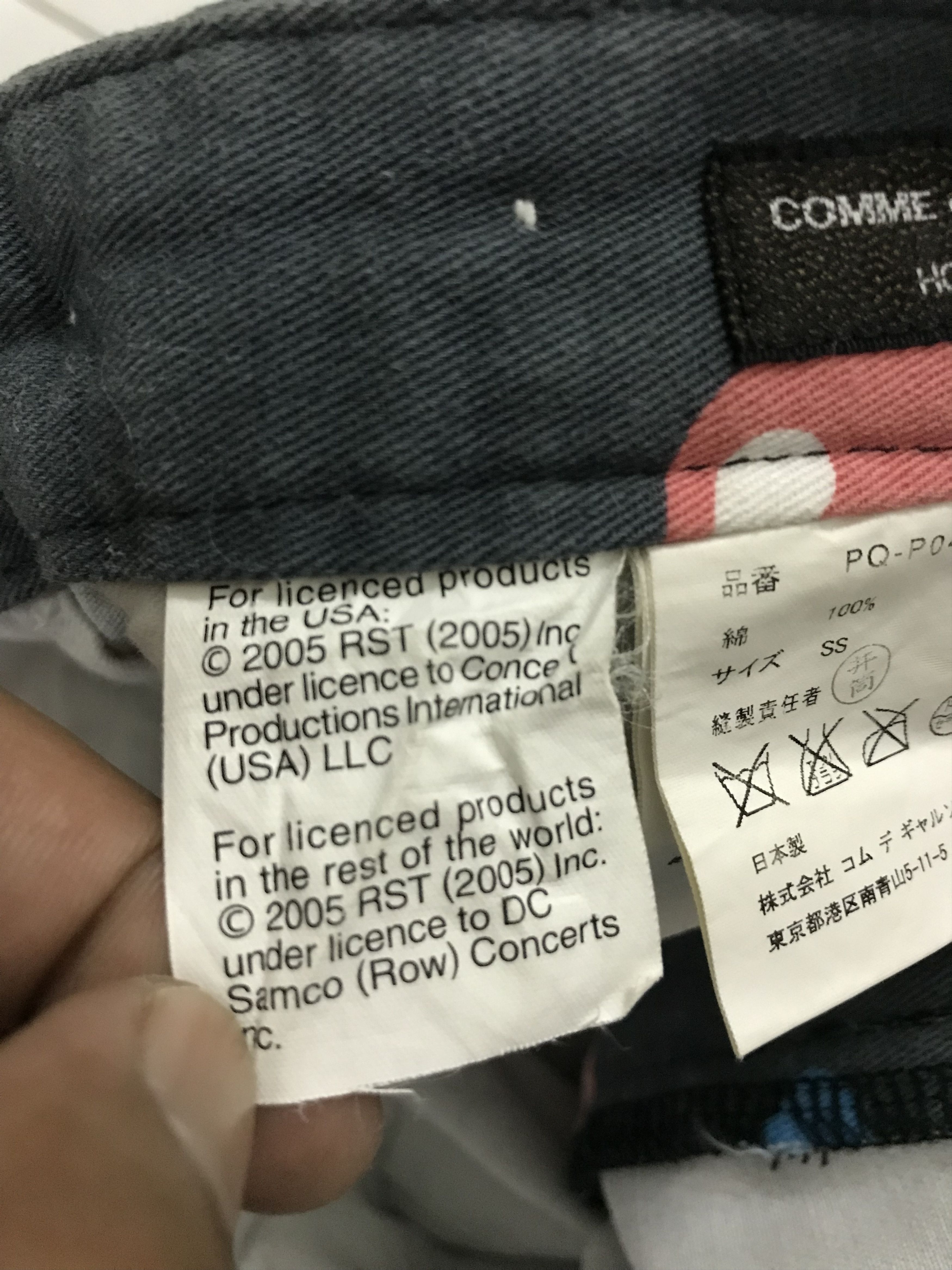 Comme des Garcons Homme Plus Comme des Garcons Homme Plus AD2005 Rolling Stones Pants Size US 30 / EU 46 - 15 Thumbnail