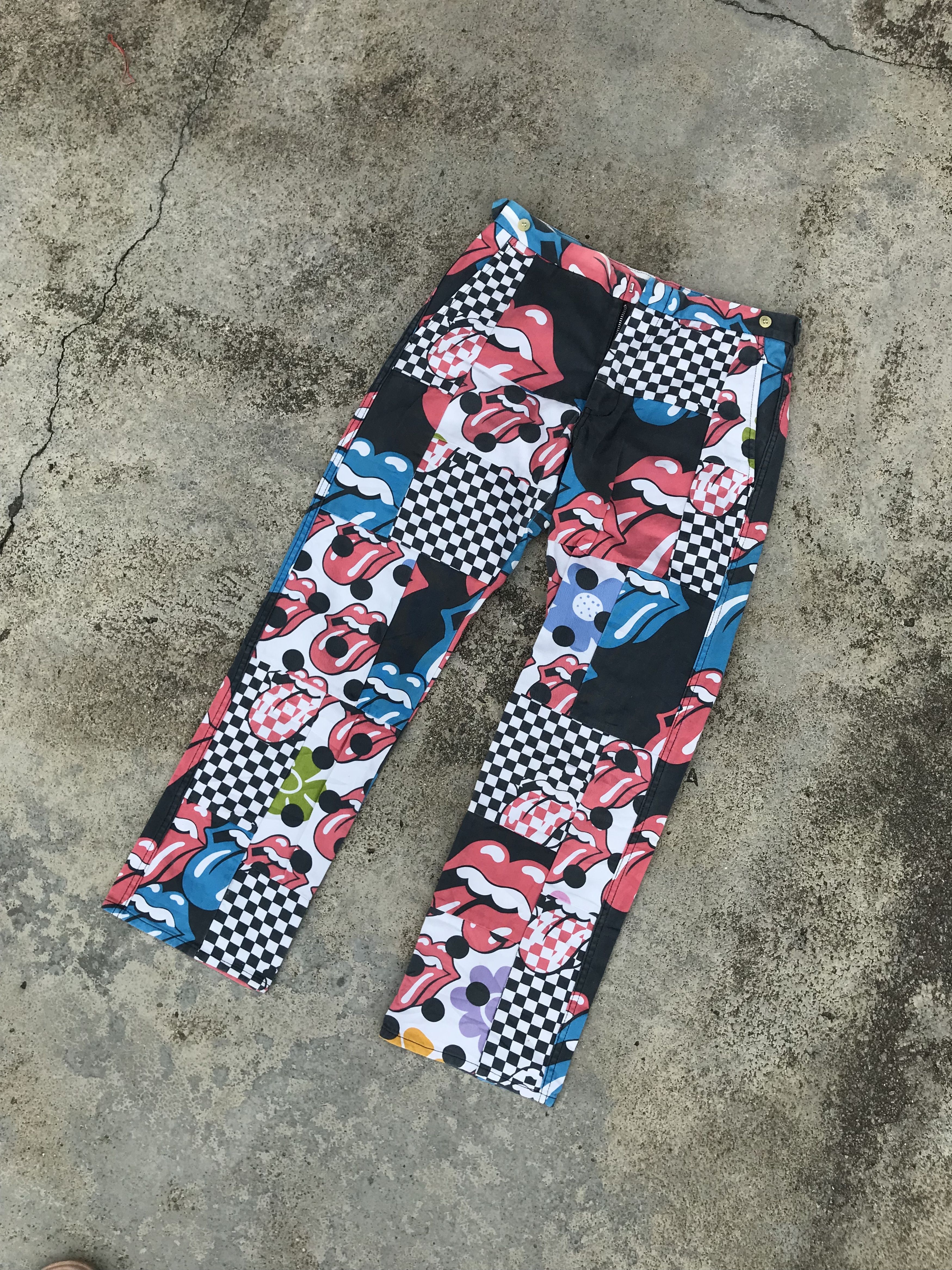 Comme des Garcons Homme Plus Comme des Garcons Homme Plus AD2005 Rolling Stones Pants Size US 30 / EU 46 - 8 Thumbnail