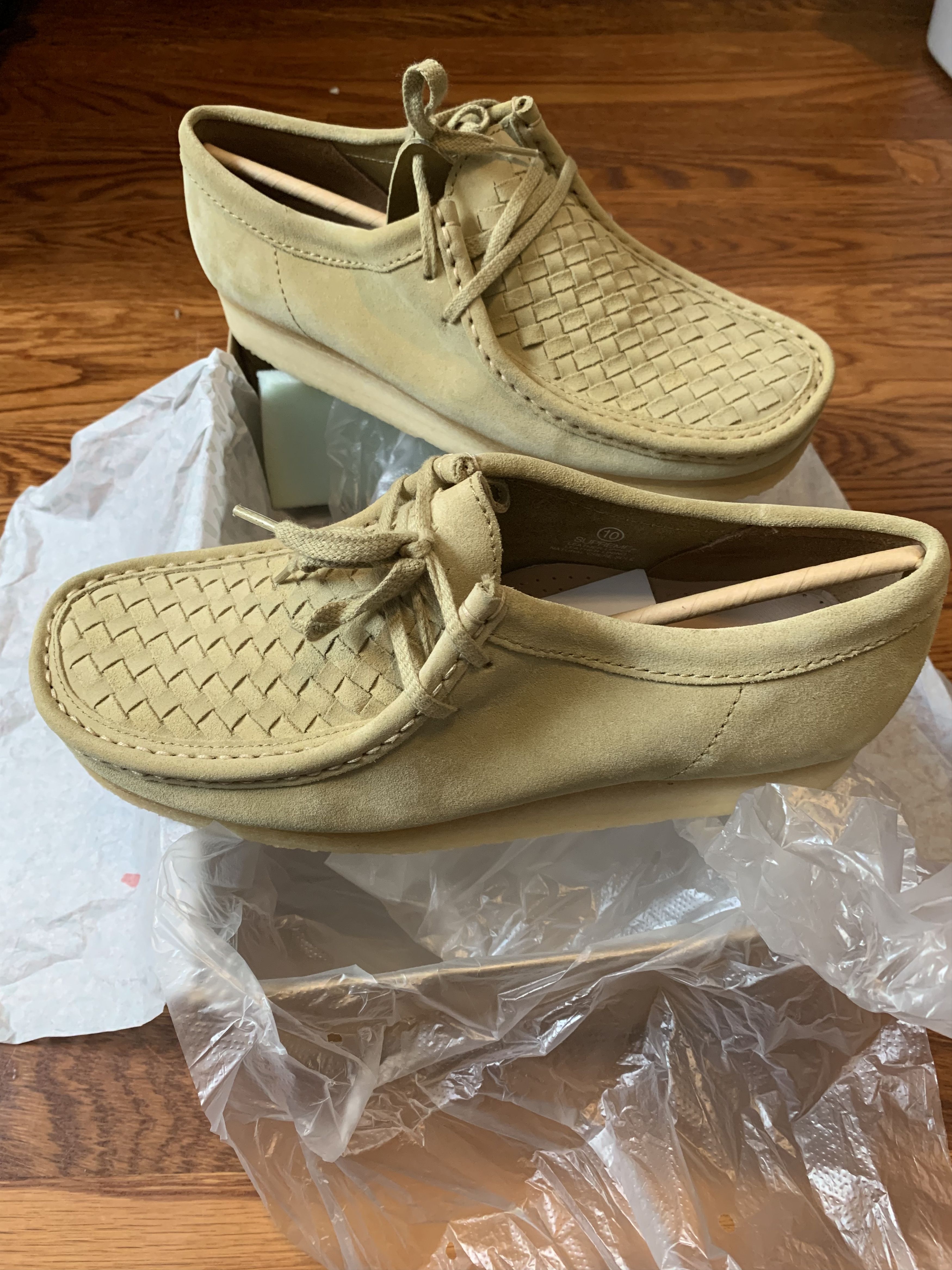 Clarks Supreme Supreme Wallabee Maple Suede Shoes Grailed