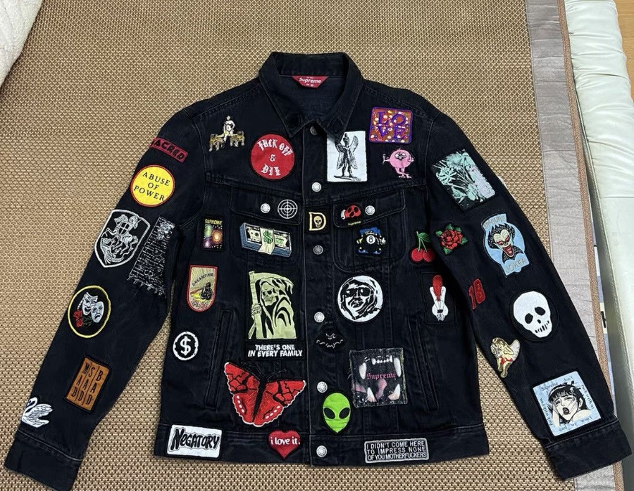 Supreme Supreme patches denim trucker work Jacket | Grailed