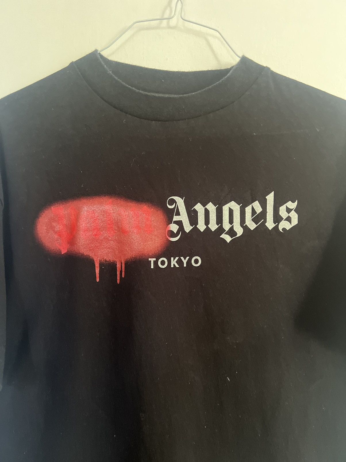 Palm Angels Palm angels Tokyo sprayed Logo TEE Size US M / EU 48-50 / 2 - 5 Thumbnail