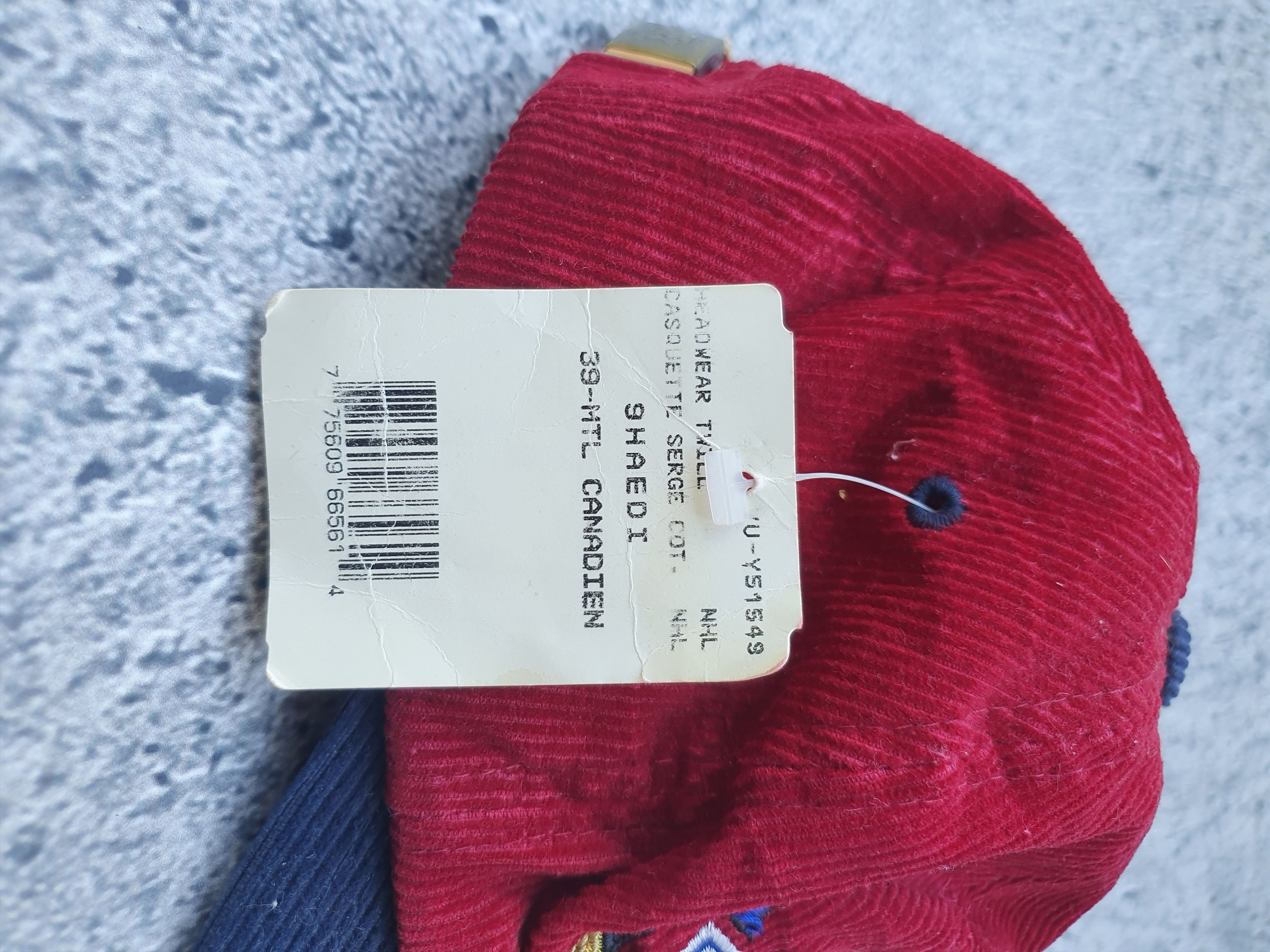 NHL RARE Vintage Montreal Canadiens corduroy hat limited edition Size ONE SIZE - 8 Thumbnail