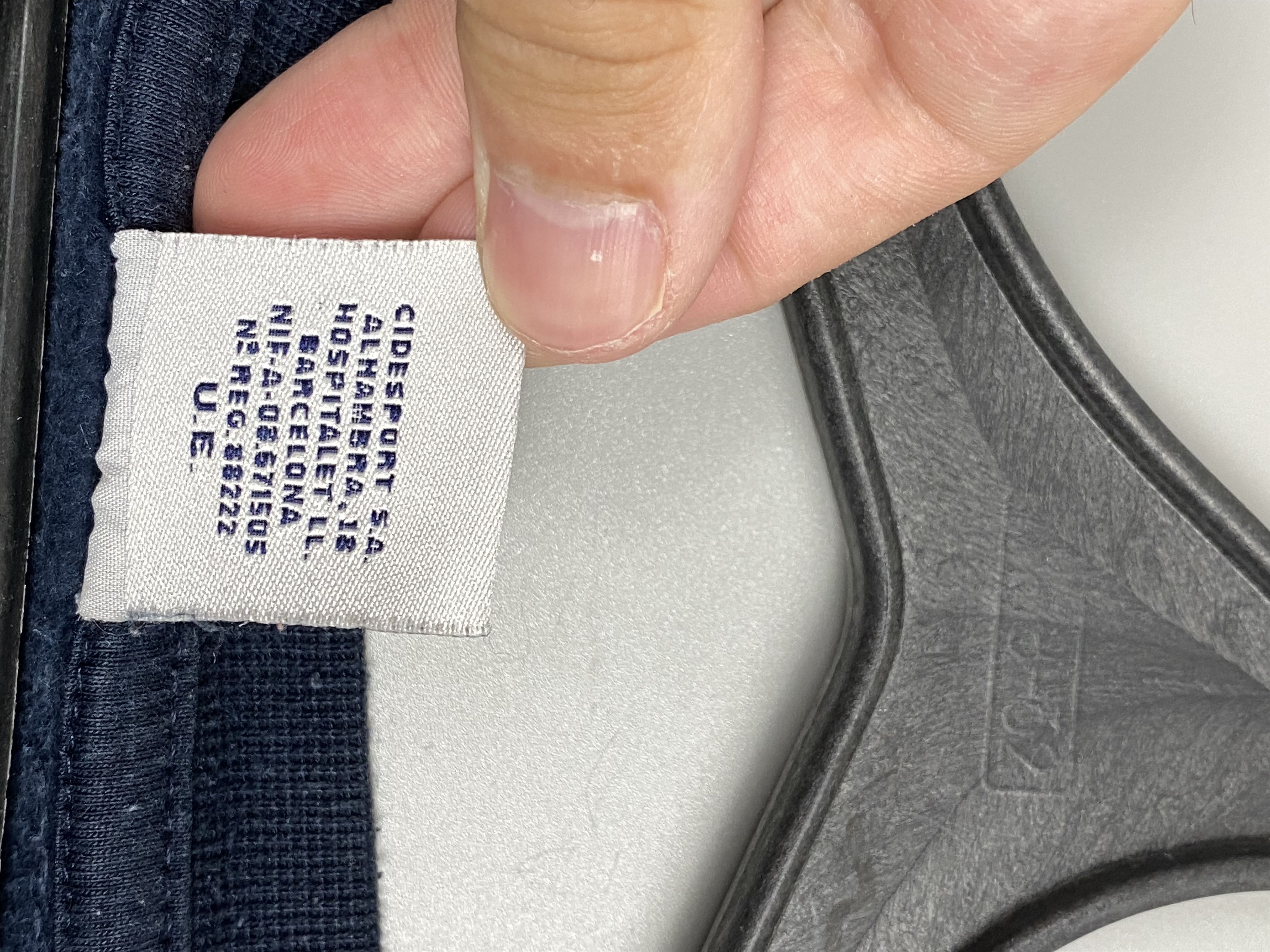 Nike Vintage NIKE Spellout Logo Navy Sweatshirt y2k Made Portugal Size US XXL / EU 58 / 5 - 9 Thumbnail