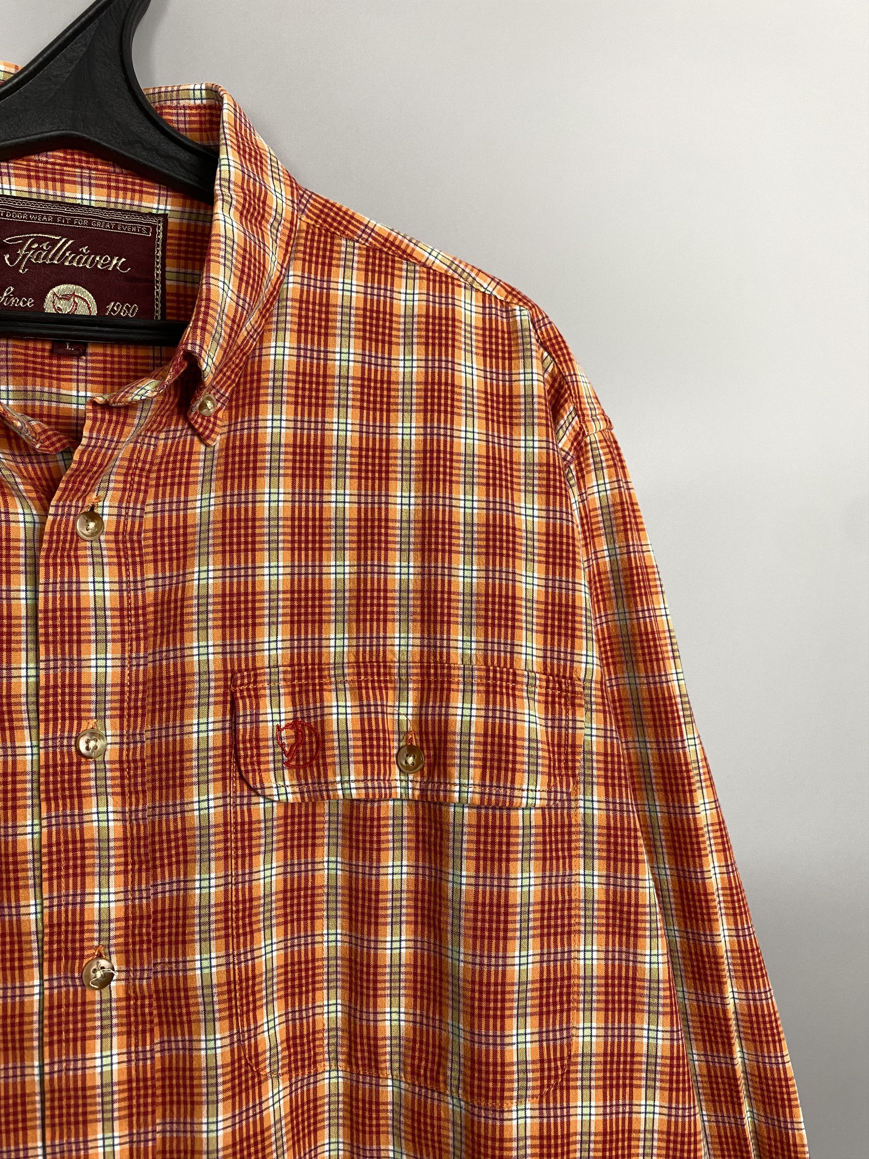 Fjallraven Vintage FjallRaven Checkered Outdoor Shirt Size US L / EU 52-54 / 3 - 3 Thumbnail