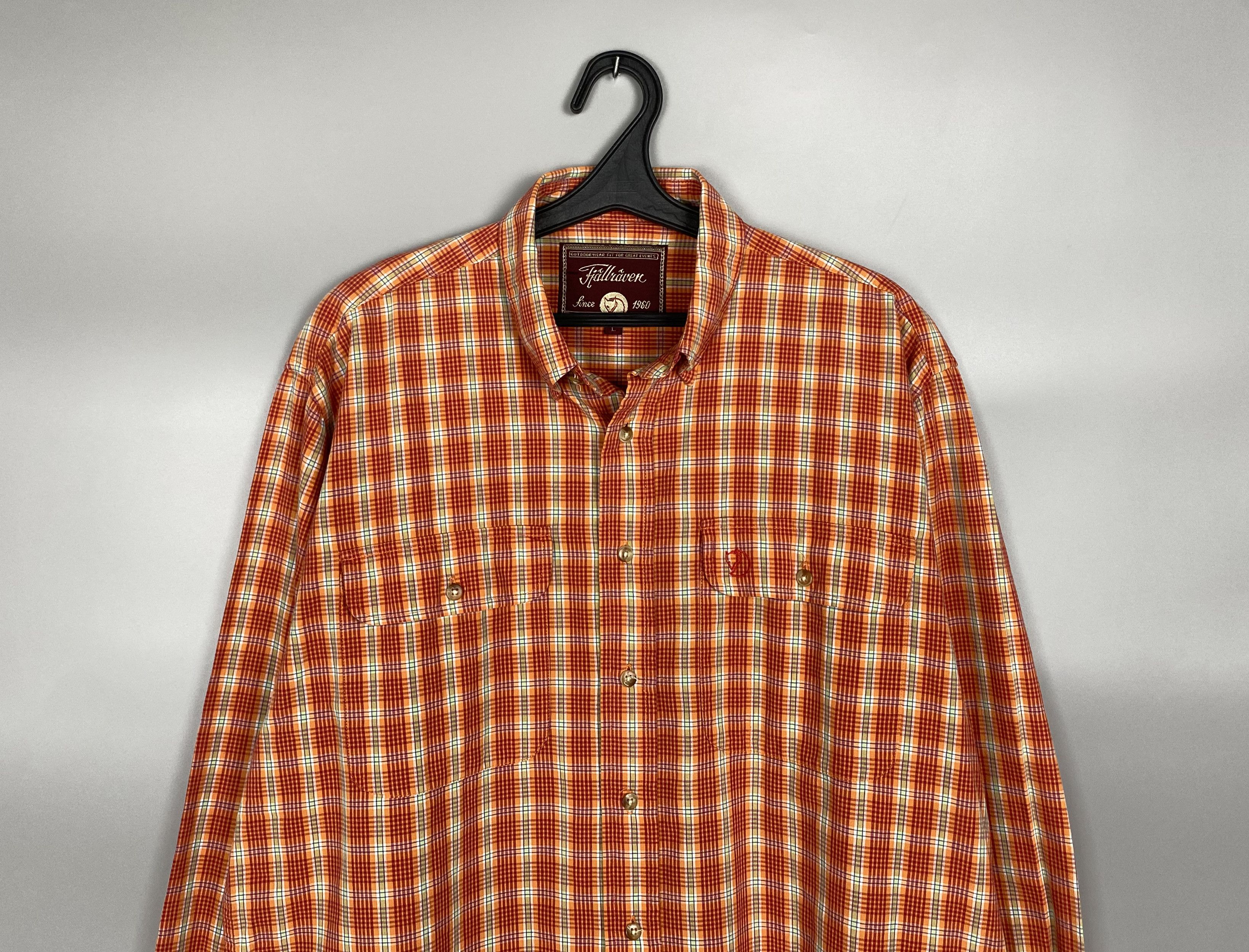 Fjallraven Vintage FjallRaven Checkered Outdoor Shirt Size US L / EU 52-54 / 3 - 2 Thumbnail