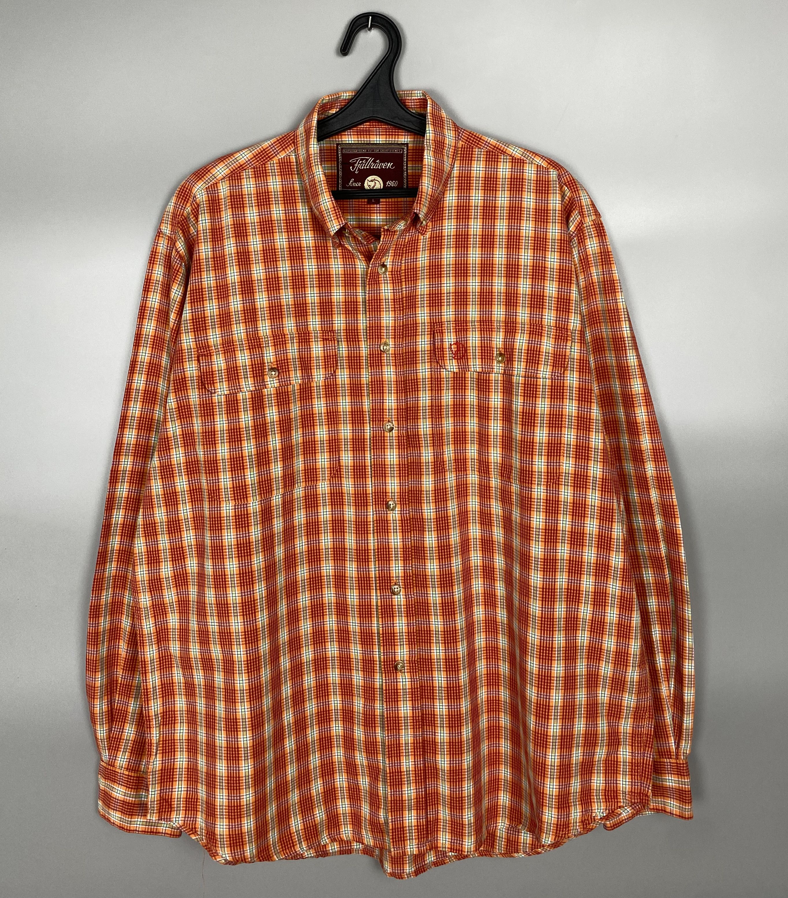 Fjallraven Vintage FjallRaven Checkered Outdoor Shirt Size US L / EU 52-54 / 3 - 1 Thumbnail