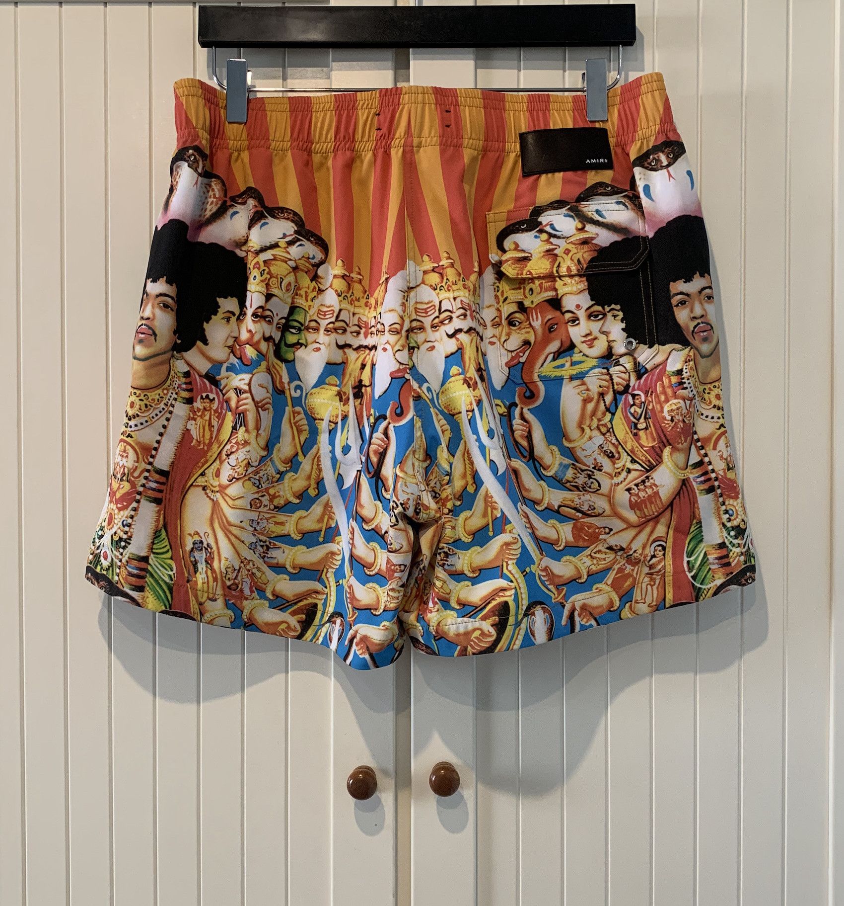 Amiri SS'20 Swim Shorts Jimmy Hendrix Size US 34 / EU 50 - 2 Thumbnail
