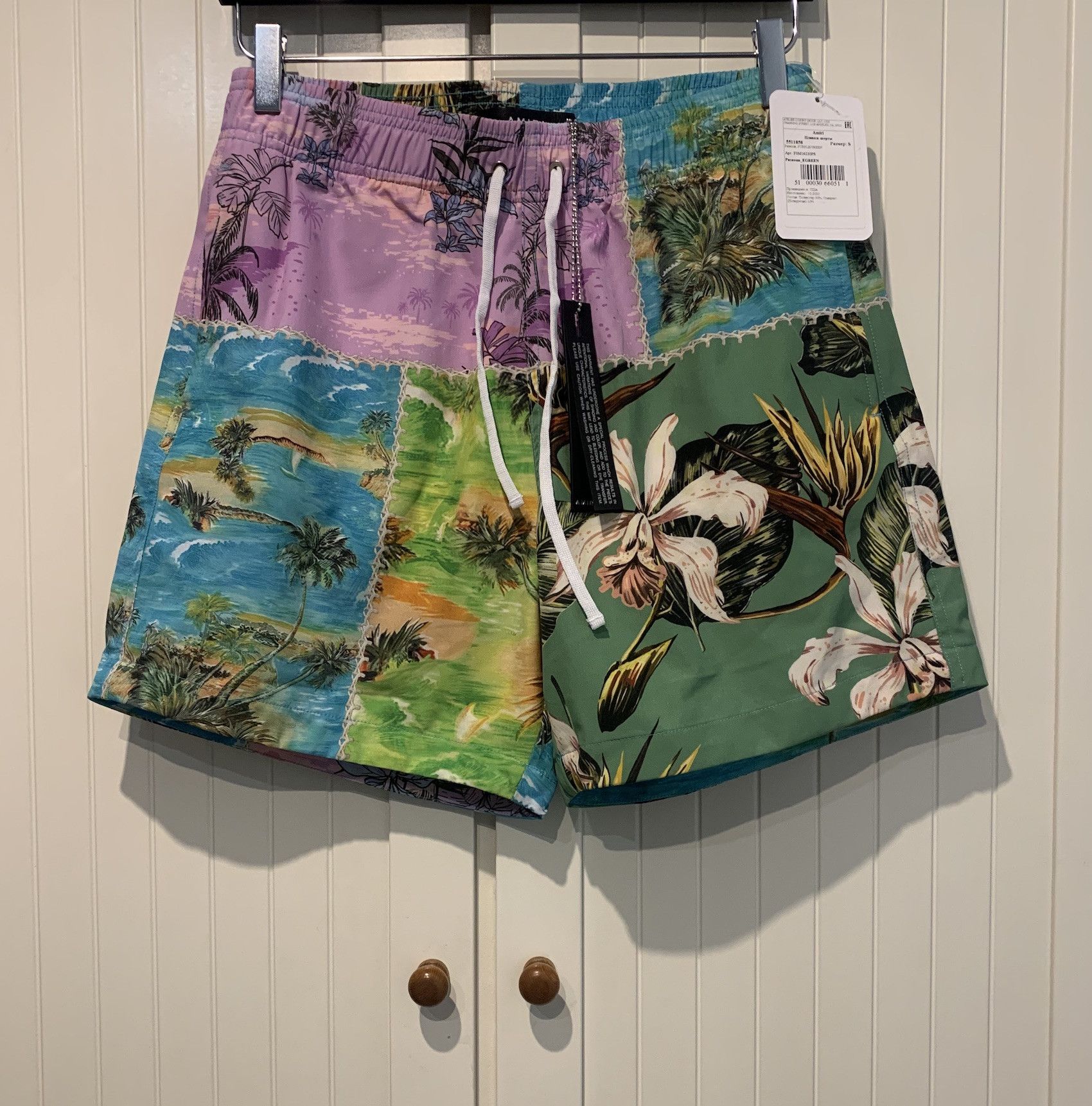 Amiri FW'20 Swim Shorts Floral Print Size US 32 / EU 48 - 1 Thumbnail