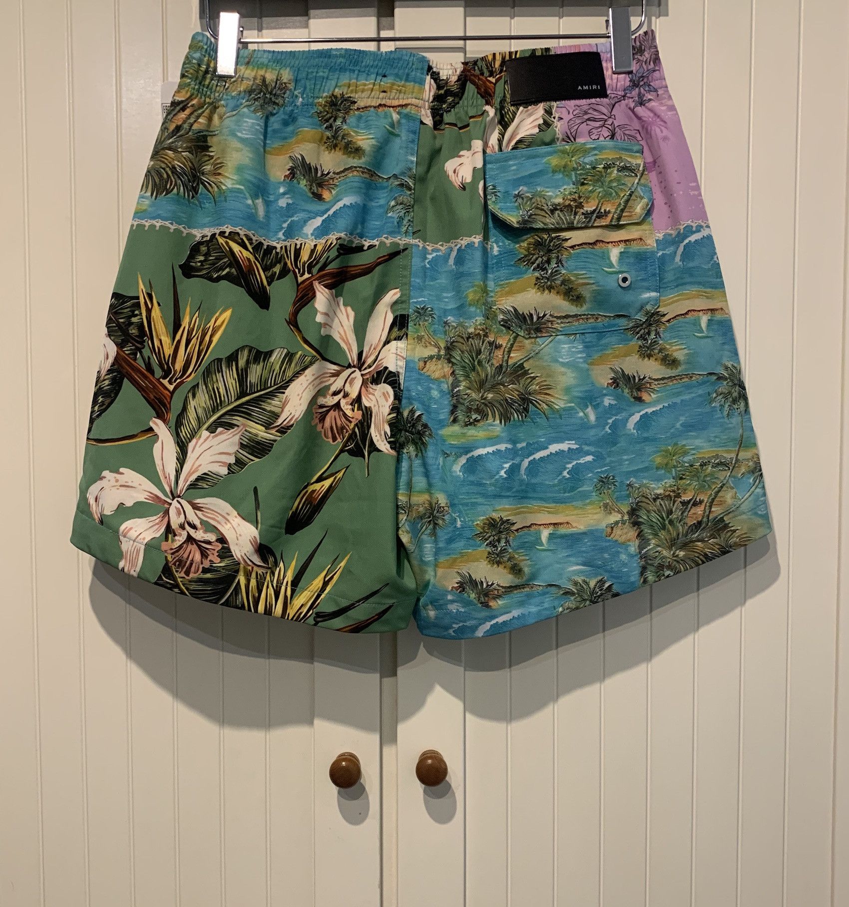 Amiri FW'20 Swim Shorts Floral Print Size US 32 / EU 48 - 2 Thumbnail