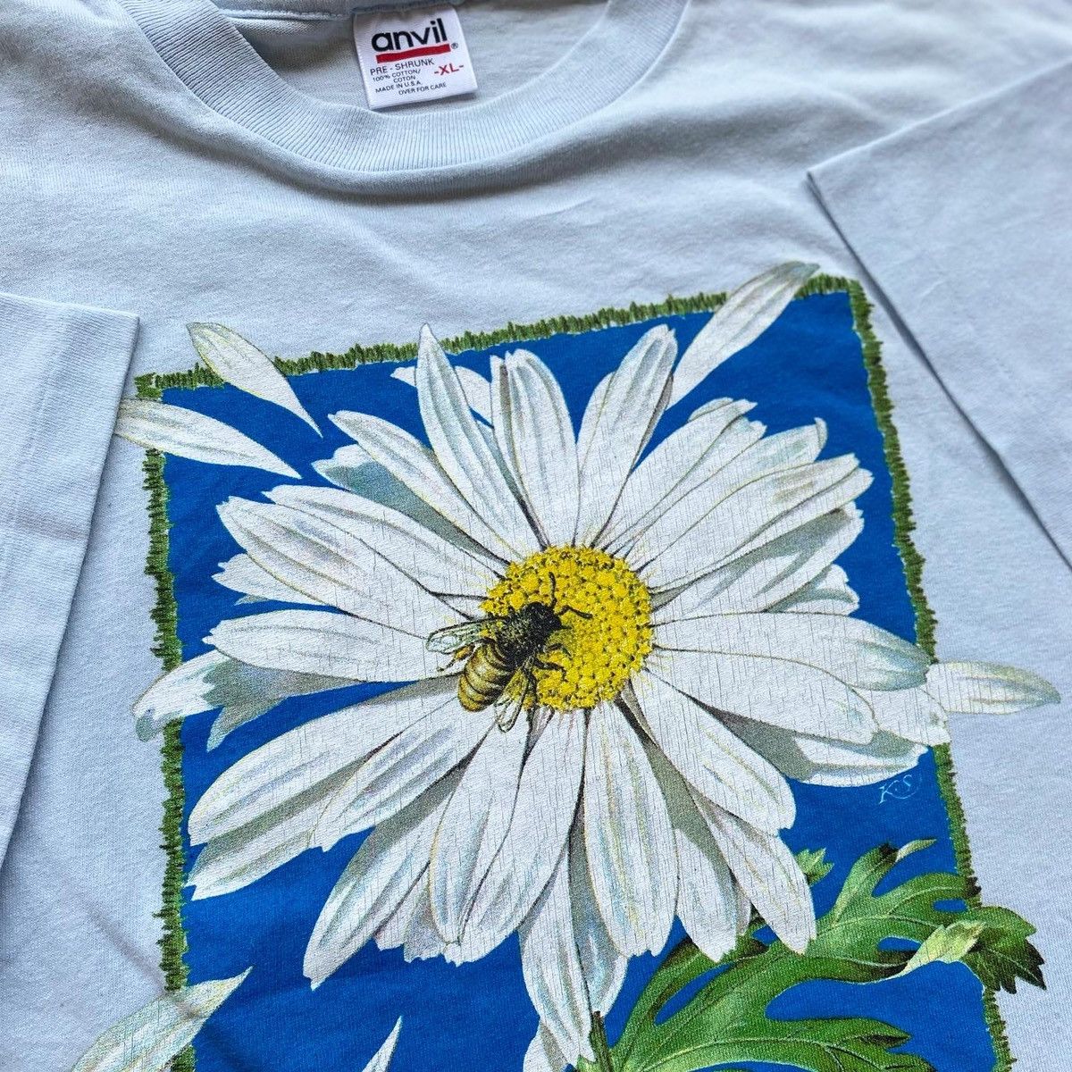 Other Vintage 1994 Nature Tee – Daisy (DDP / No Import Fees) Size US XL / EU 56 / 4 - 4 Thumbnail