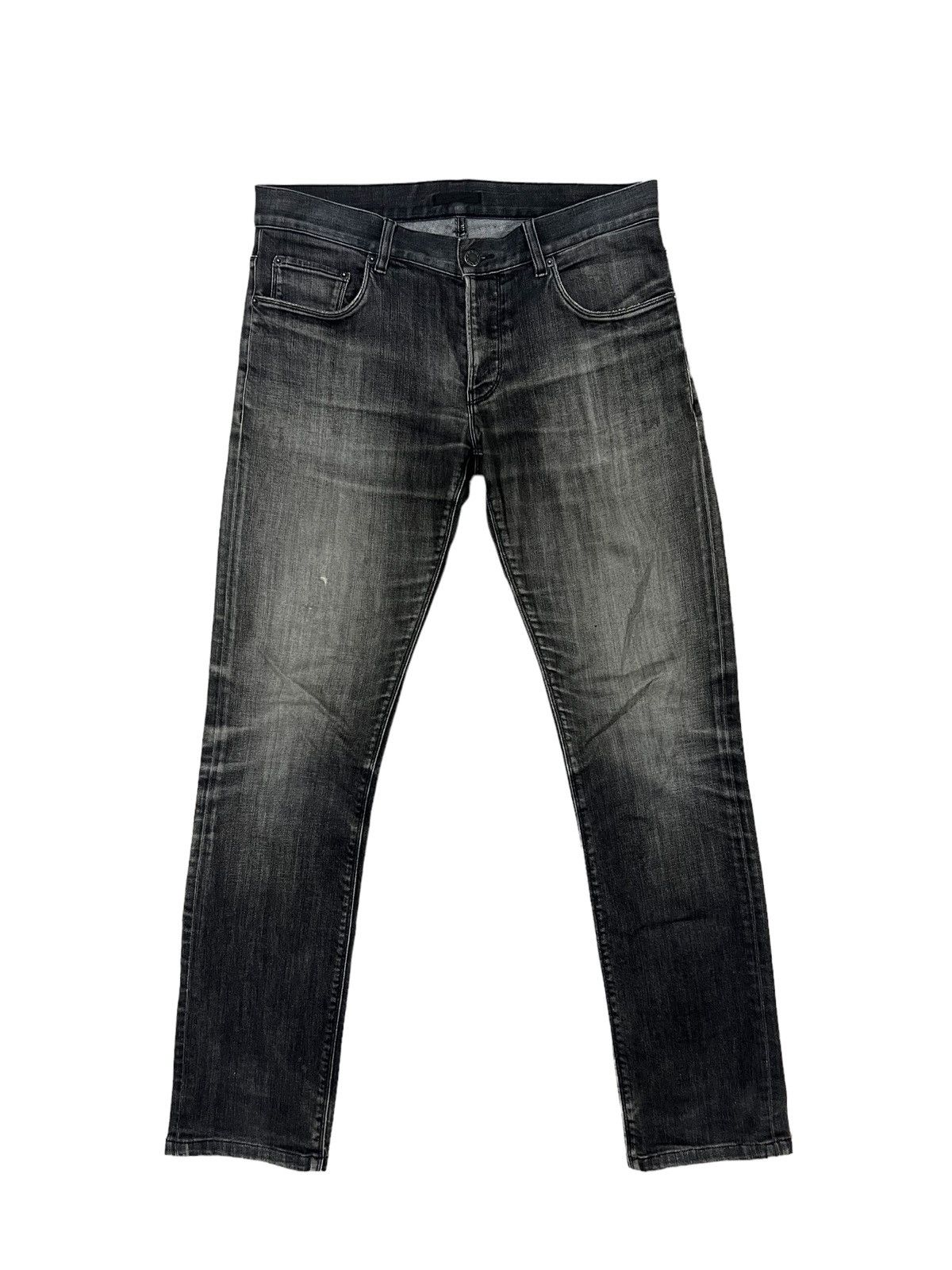 Prada GRAIL🔥Prada Milano Black Wash Button Fly Tapered Slim Denim Size US 32 / EU 48 - 2 Thumbnail