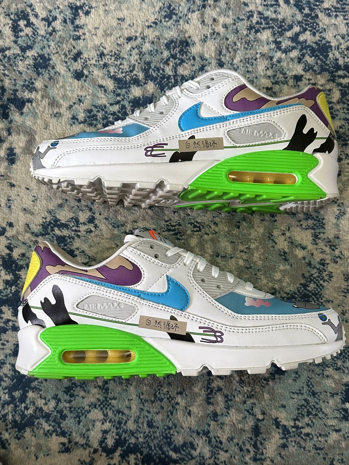 ruohan wang x nike air max 90 multi