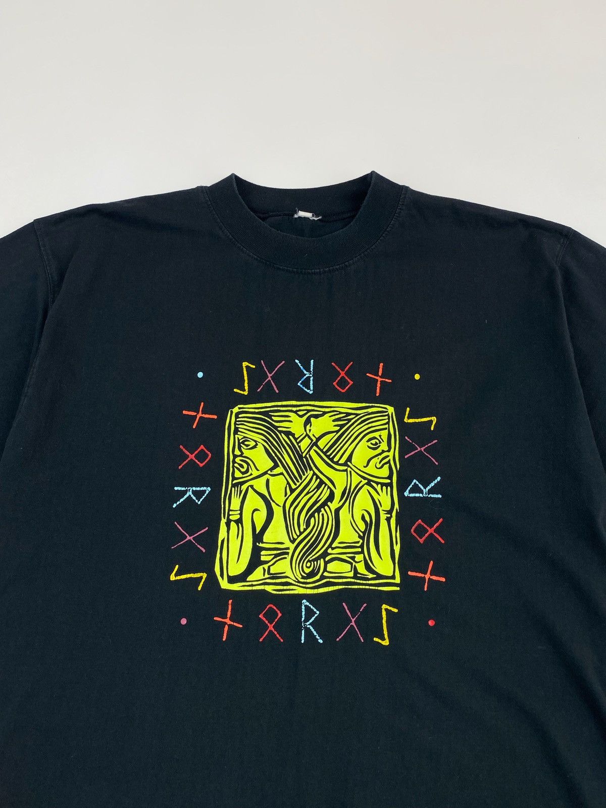 Vintage Vintage Art Black T-Shirt Size US XL / EU 56 / 4 - 2 Thumbnail