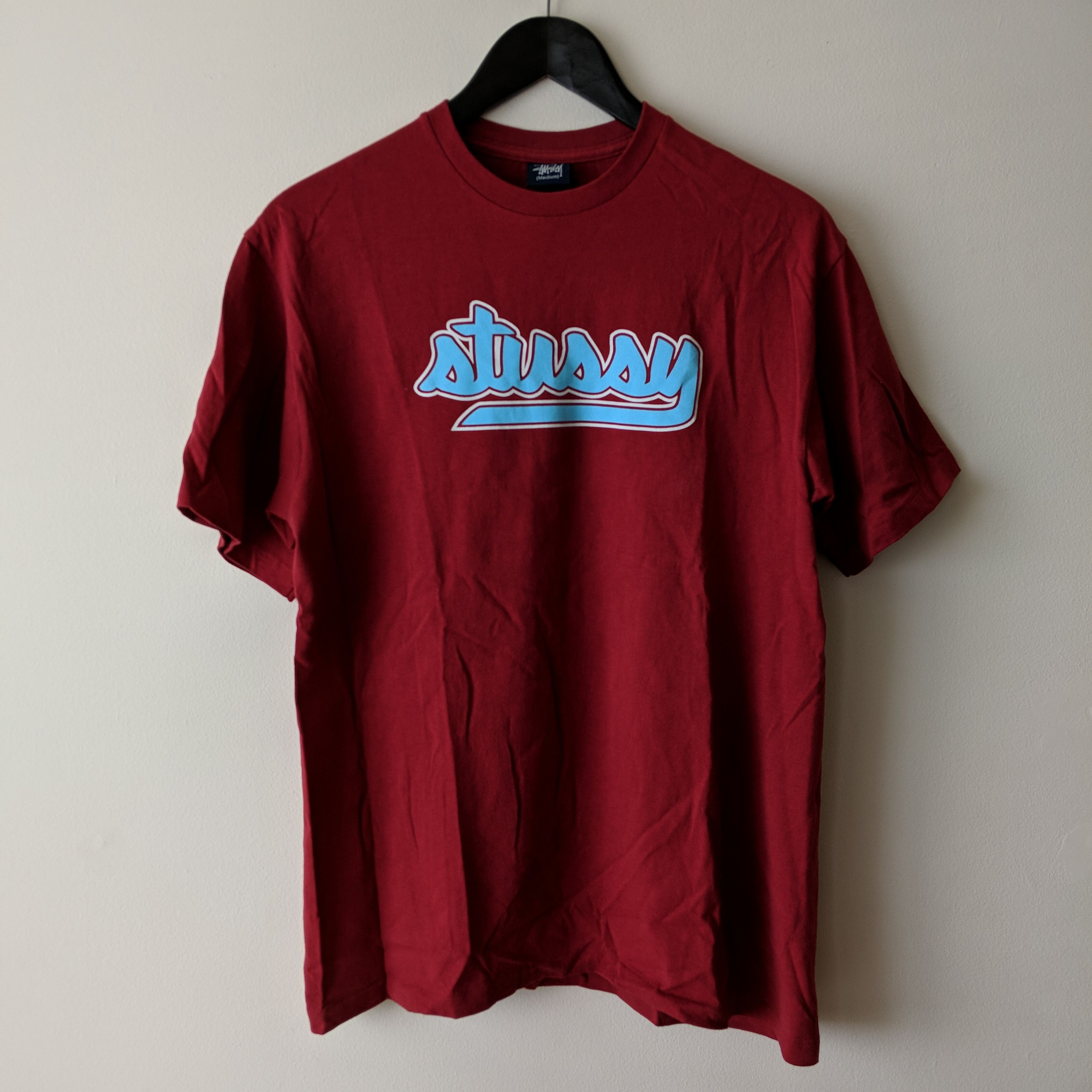 Stussy Vintage 90s Stussy Single Stitch Script Spellout T Shirt Size US M / EU 48-50 / 2 - 1 Thumbnail