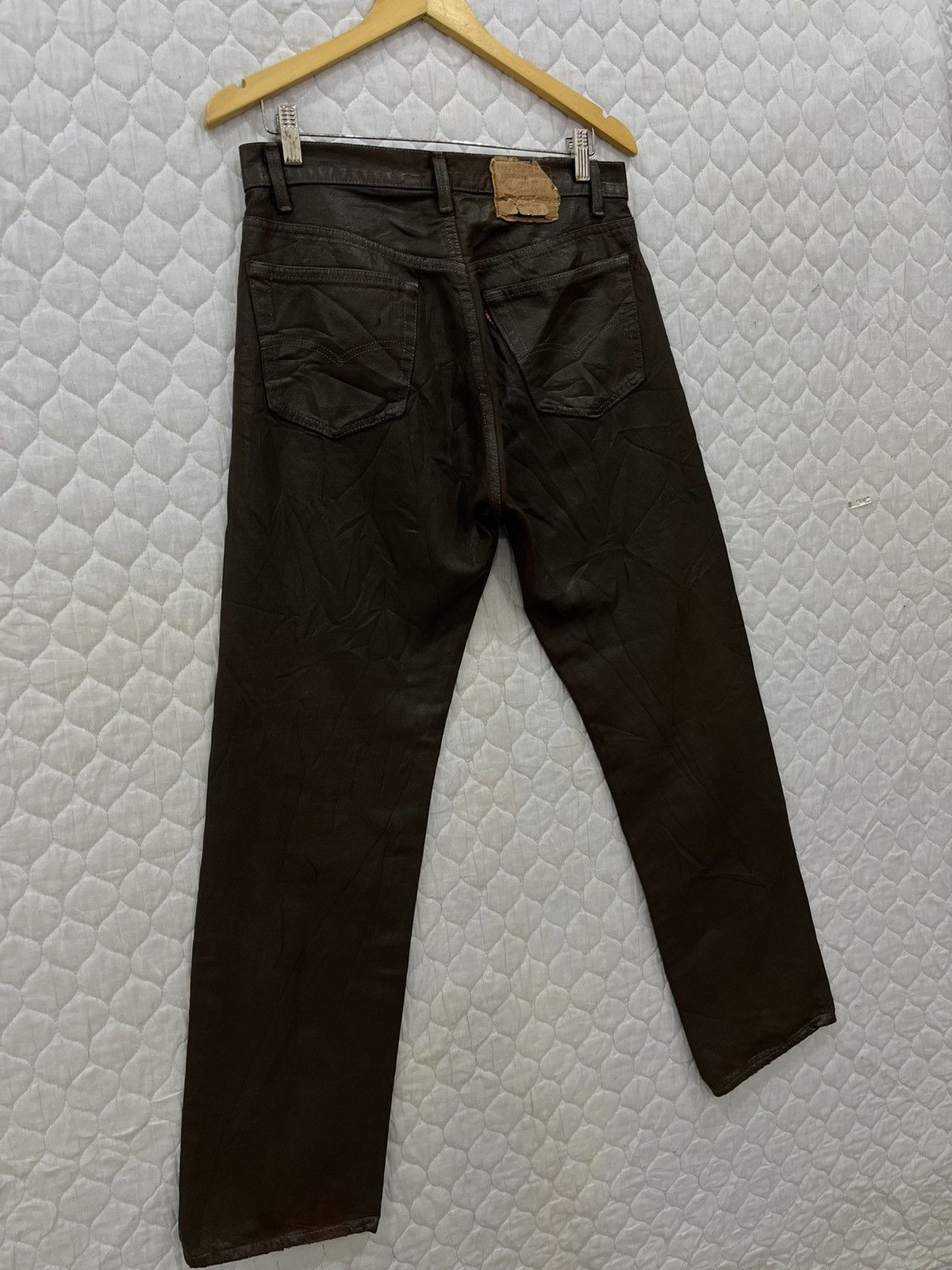 Levi's (Hh). VINTAGE LEVIS 501 WAXED Size US 31 - 4 Thumbnail