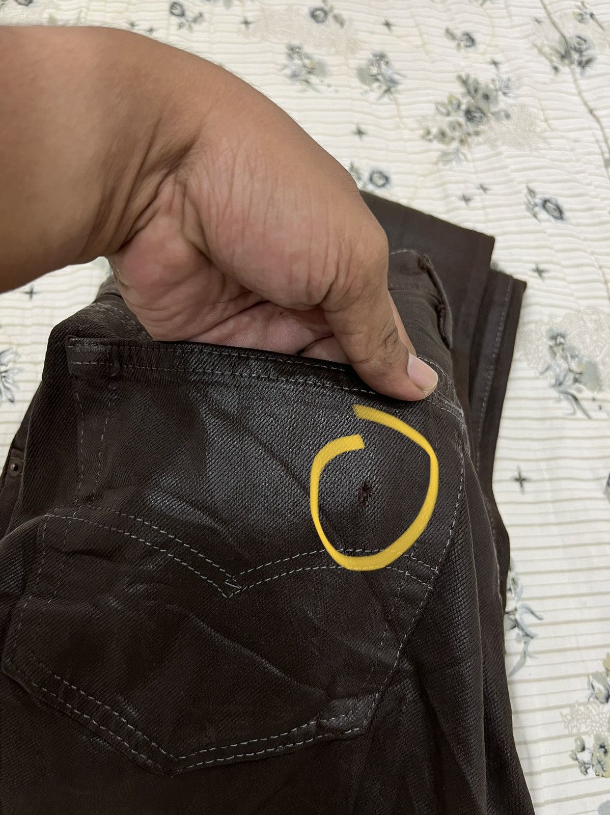 Levi's (Hh). VINTAGE LEVIS 501 WAXED Size US 31 - 14 Thumbnail