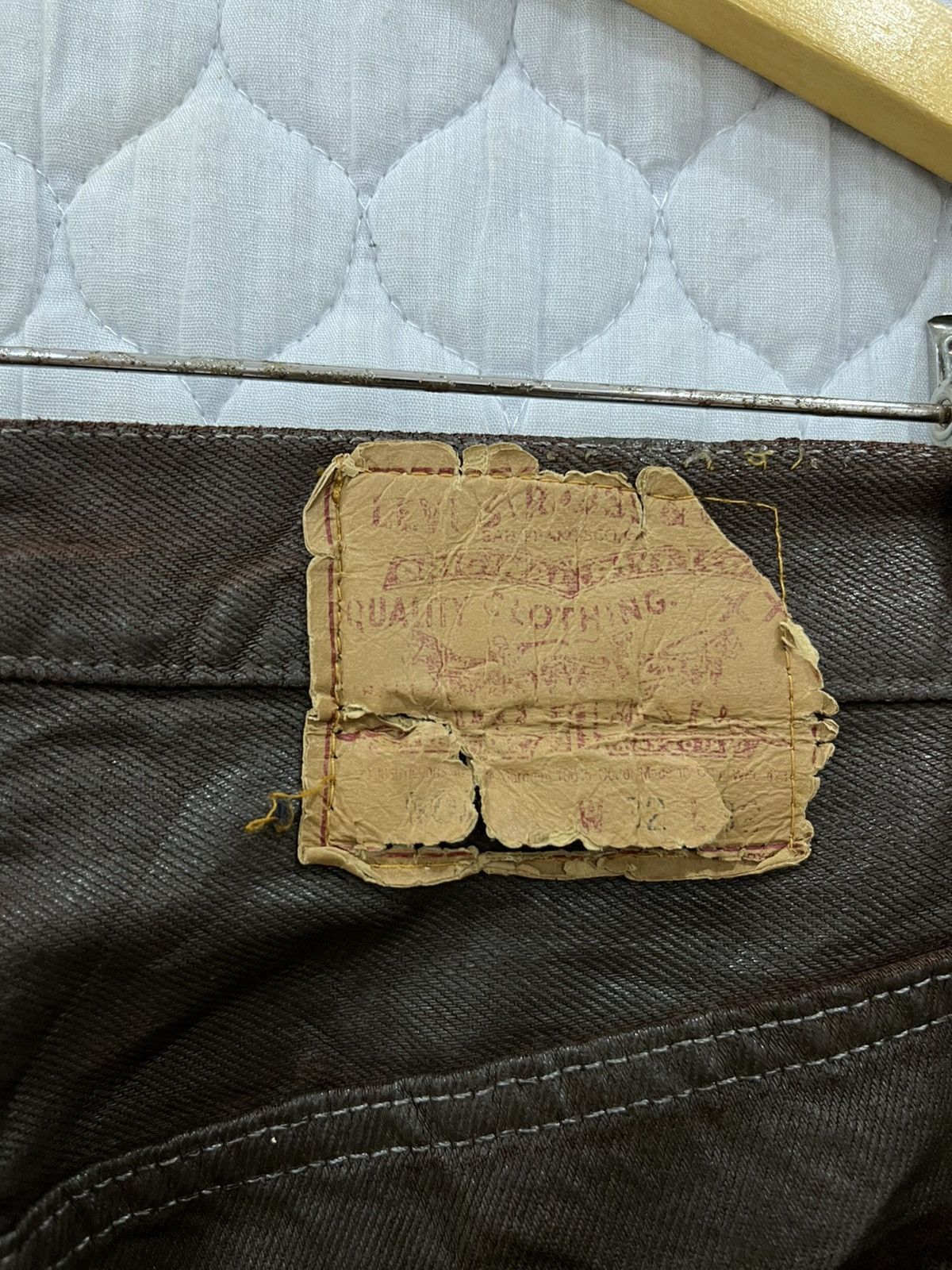 Levi's (Hh). VINTAGE LEVIS 501 WAXED Size US 31 - 5 Thumbnail