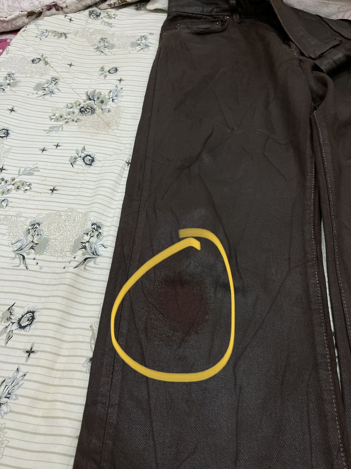 Levi's (Hh). VINTAGE LEVIS 501 WAXED Size US 31 - 10 Thumbnail