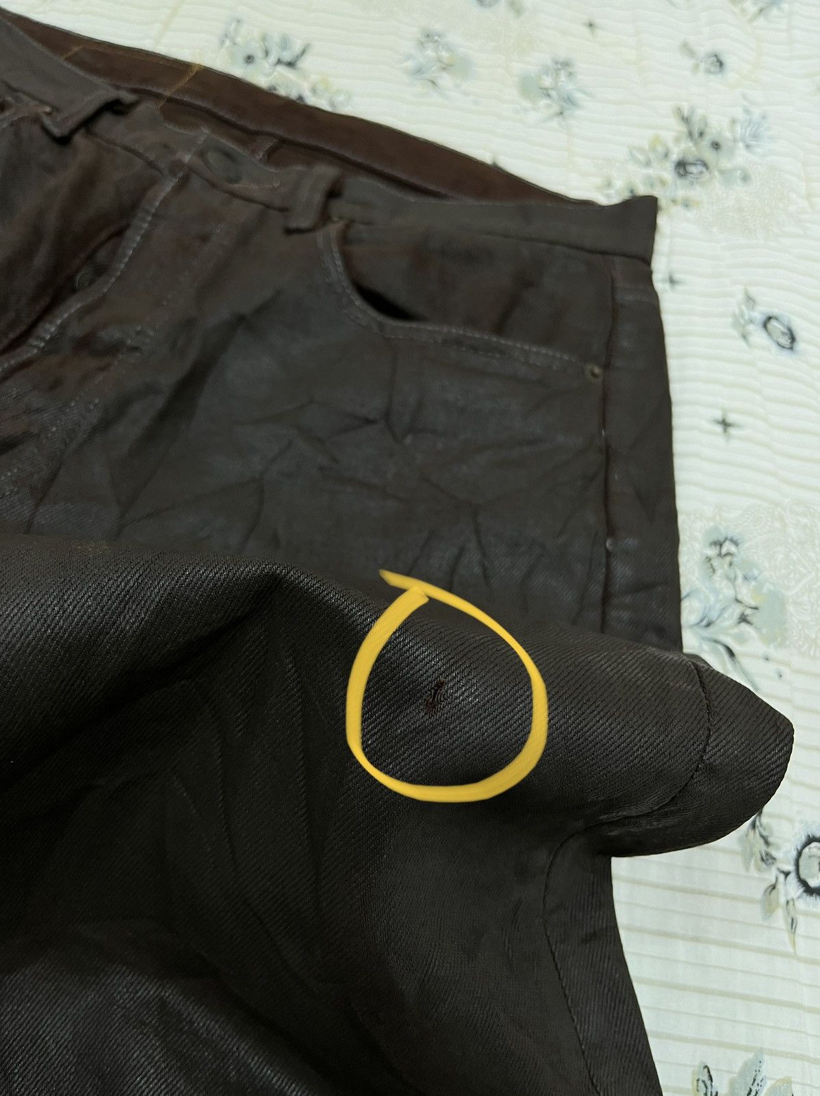 Levi's (Hh). VINTAGE LEVIS 501 WAXED Size US 31 - 13 Thumbnail